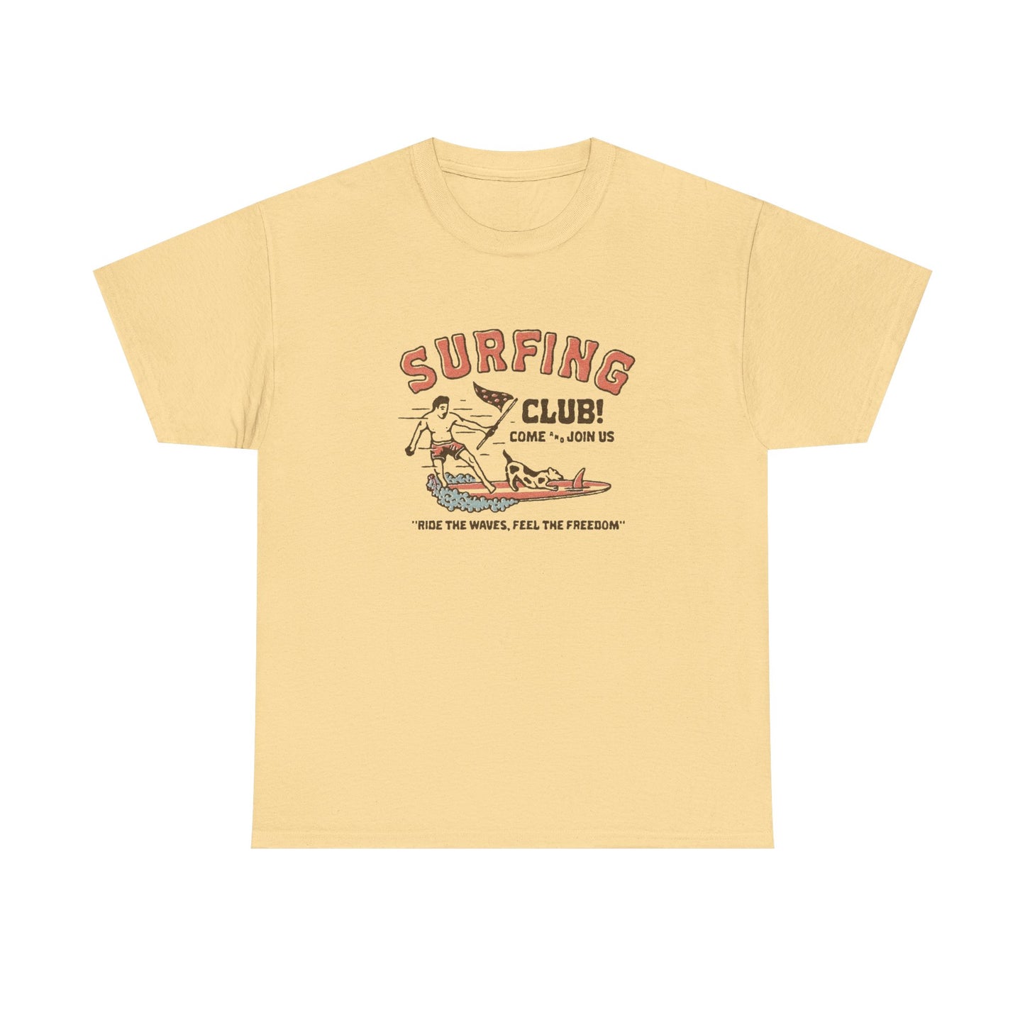 Surfing Club Graphic T Shirt ADULT NEW