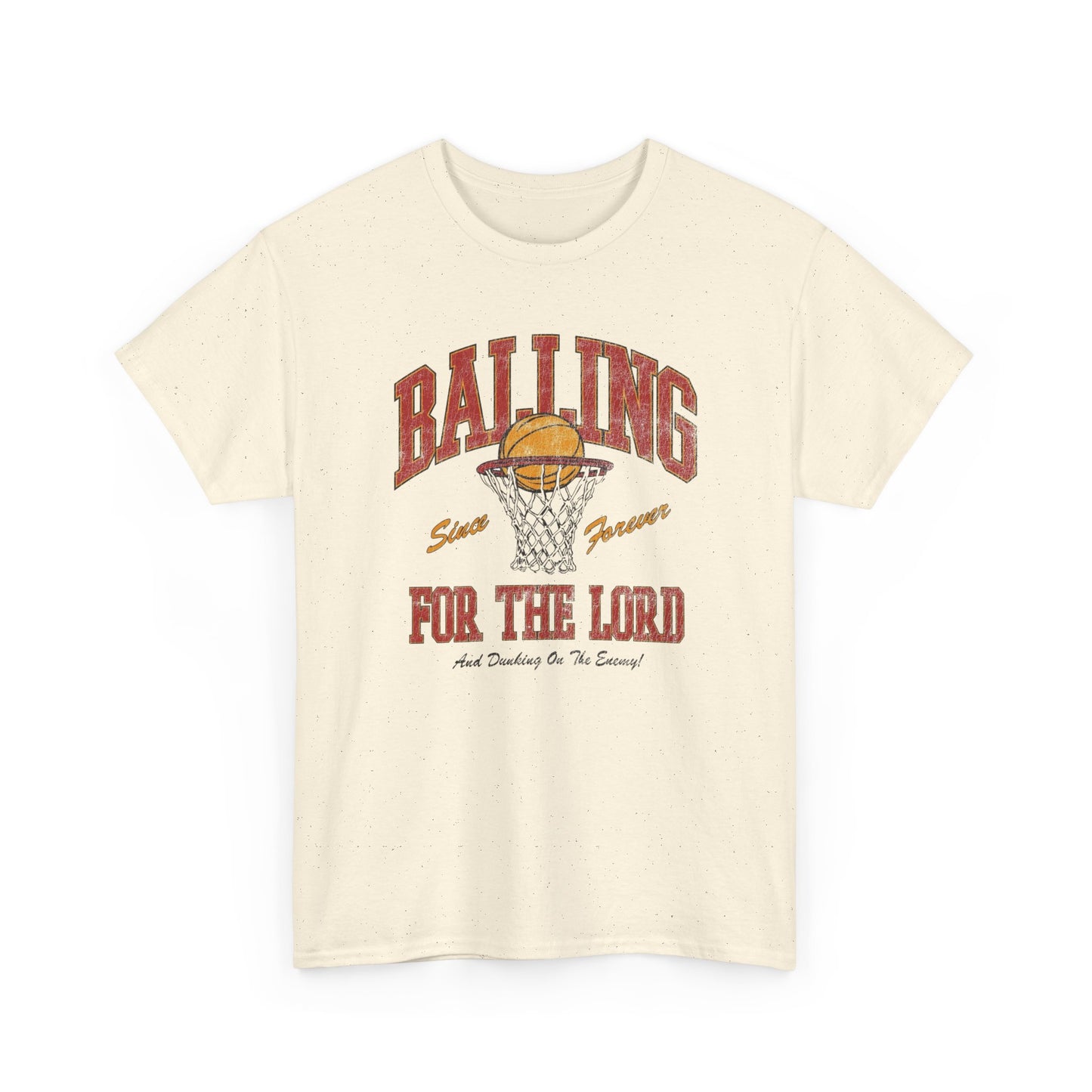 Balling For The Lord Graphic T Shirt ADULT NEW