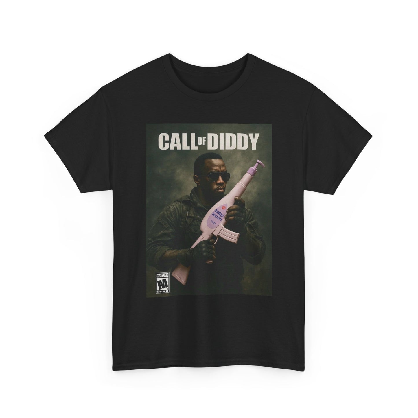 Call Of Diddy Funny Jokes T Shirt Unisex Heavy Cotton Tee Gift