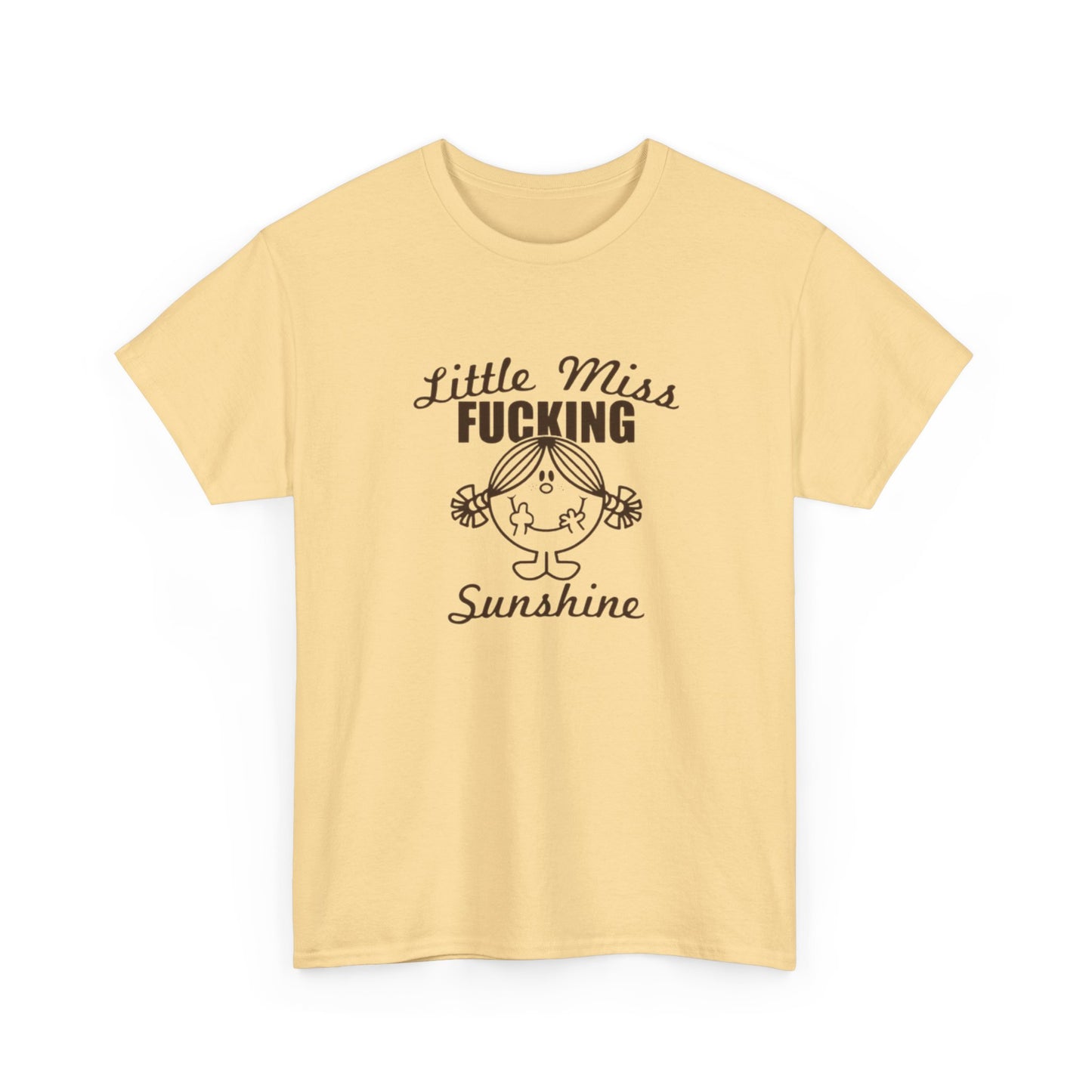 Little Miss Sunshine Funny Graphic T Shirt Unisex Heavy Cotton Tee Gift