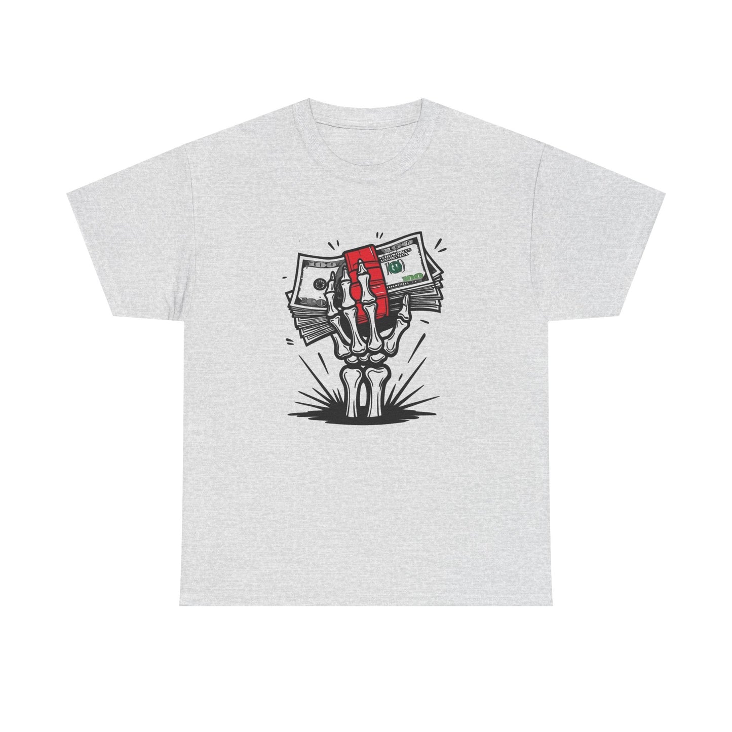 Dead Rich From The Grave Graphic T Shirt Unisex Heavy Cotton Tee