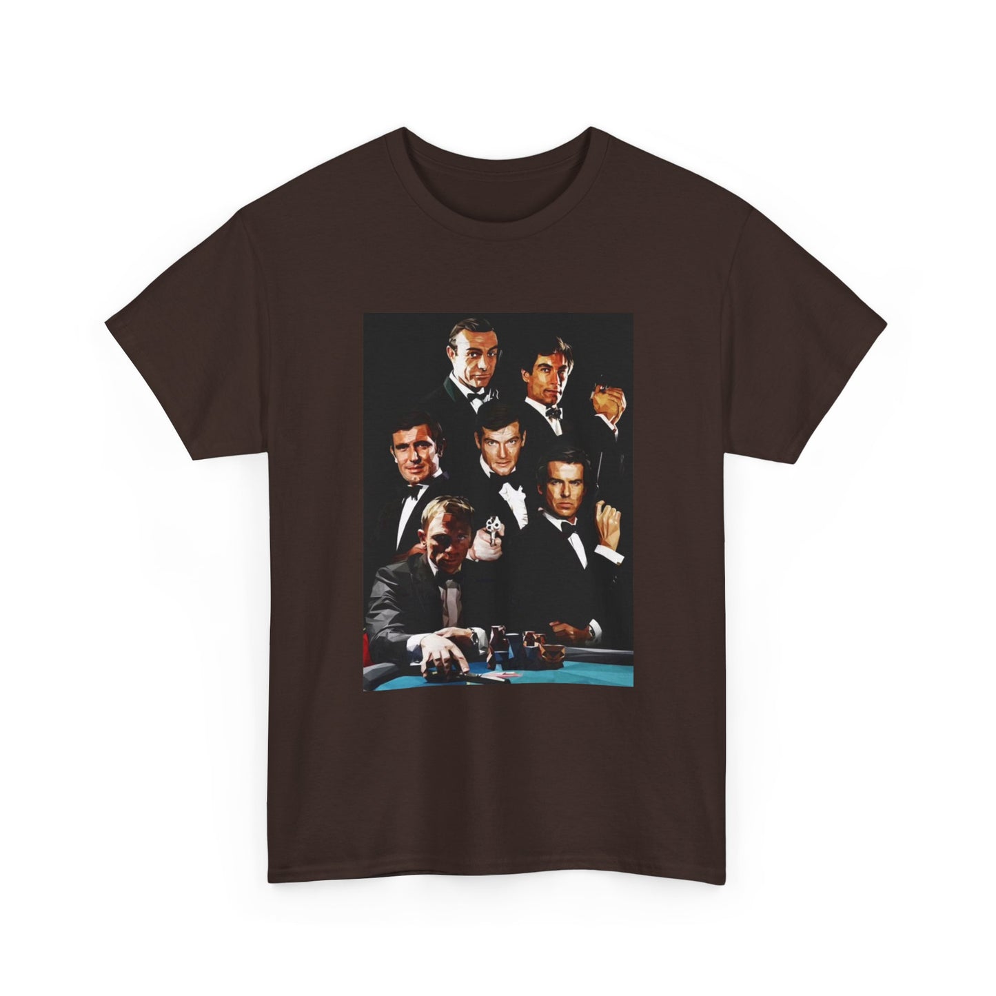 James Bond T-shirt Vintage Bond Collection Merch Unisex Heavy Cotton Tee
