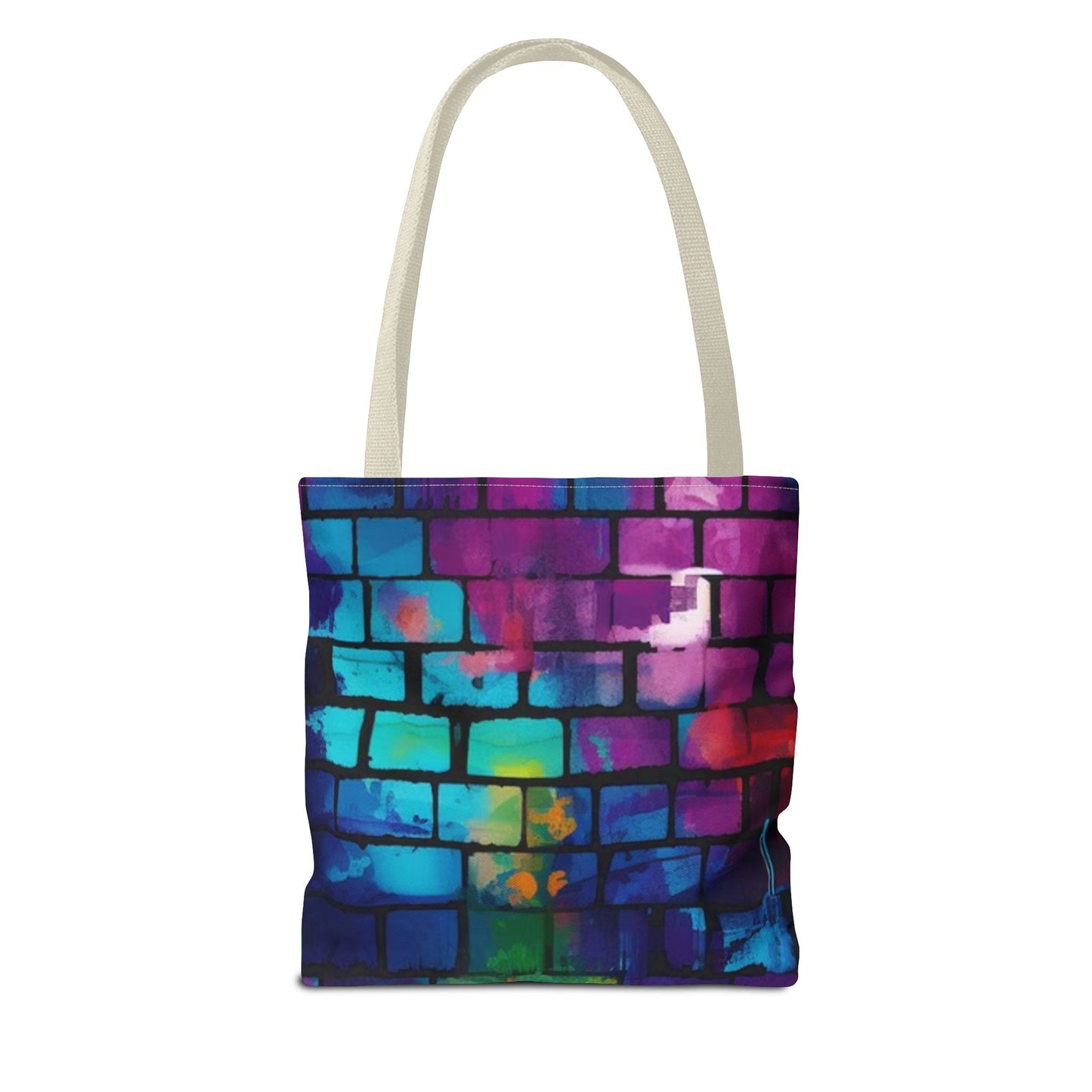 Rainbow Brick BRAND NEW Modern Purse - Pocketbook - Travel Tote Bag (AOP)