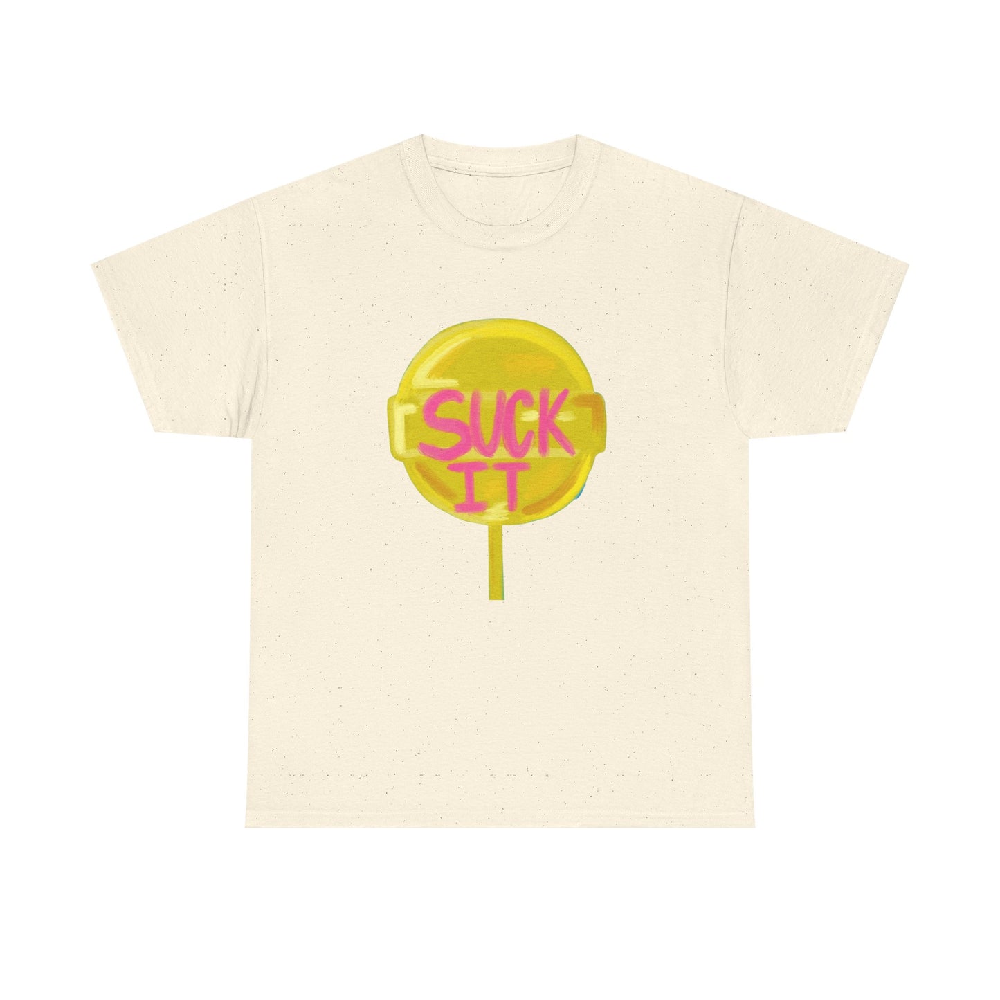 Suck It Funny Graphic T Shirt Unisex Heavy Cotton Tee Gift
