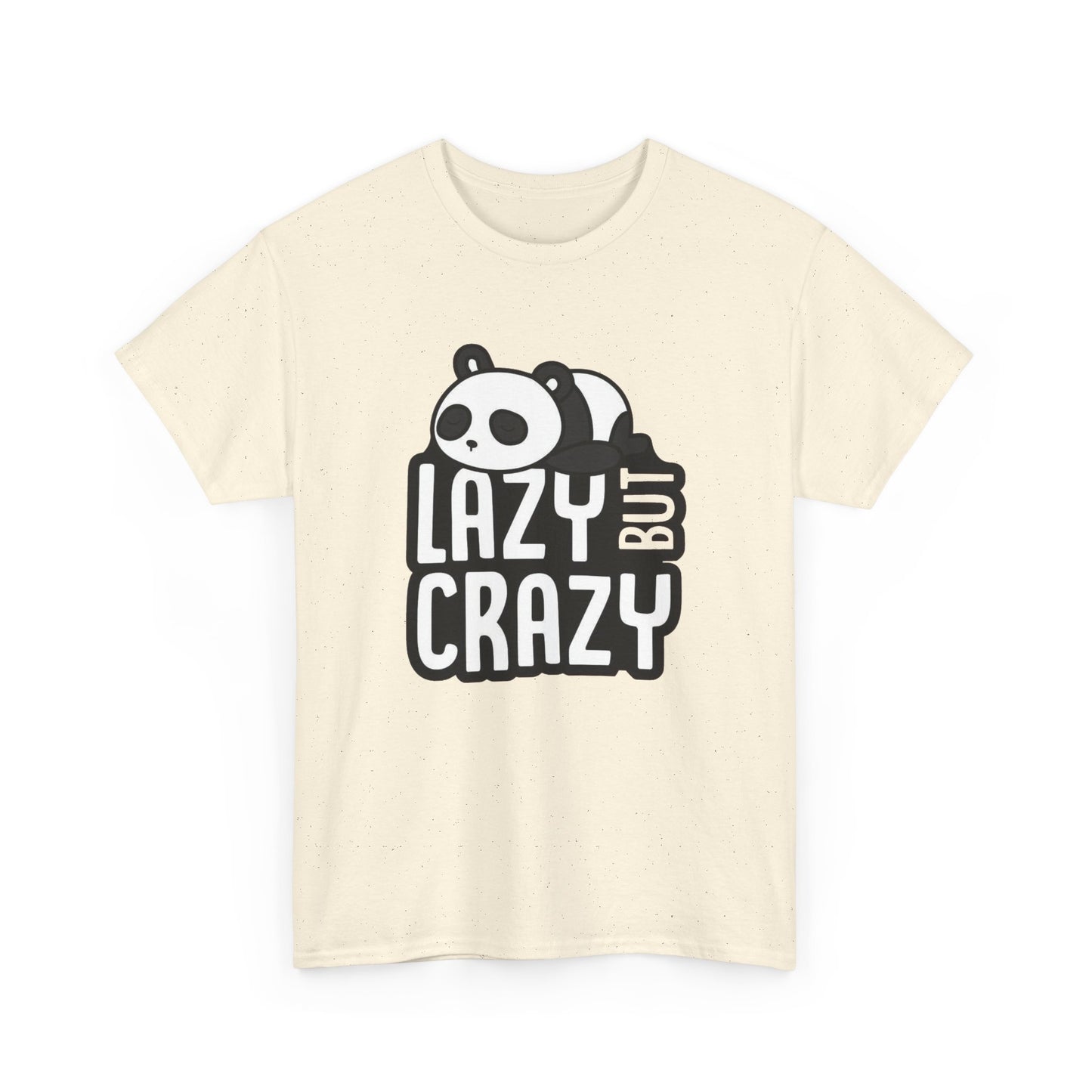 Lazy But Crazy Graphic T Shirt Unisex Heavy Cotton Tee