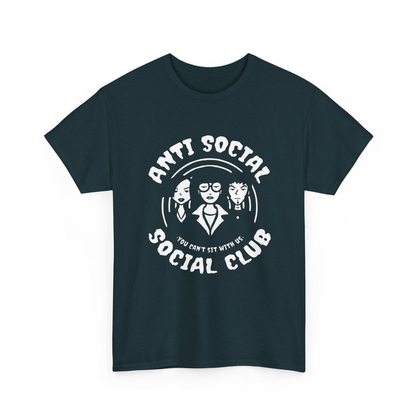 Anti Social Club Graphic T Shirt Unisex Heavy Cotton Tee