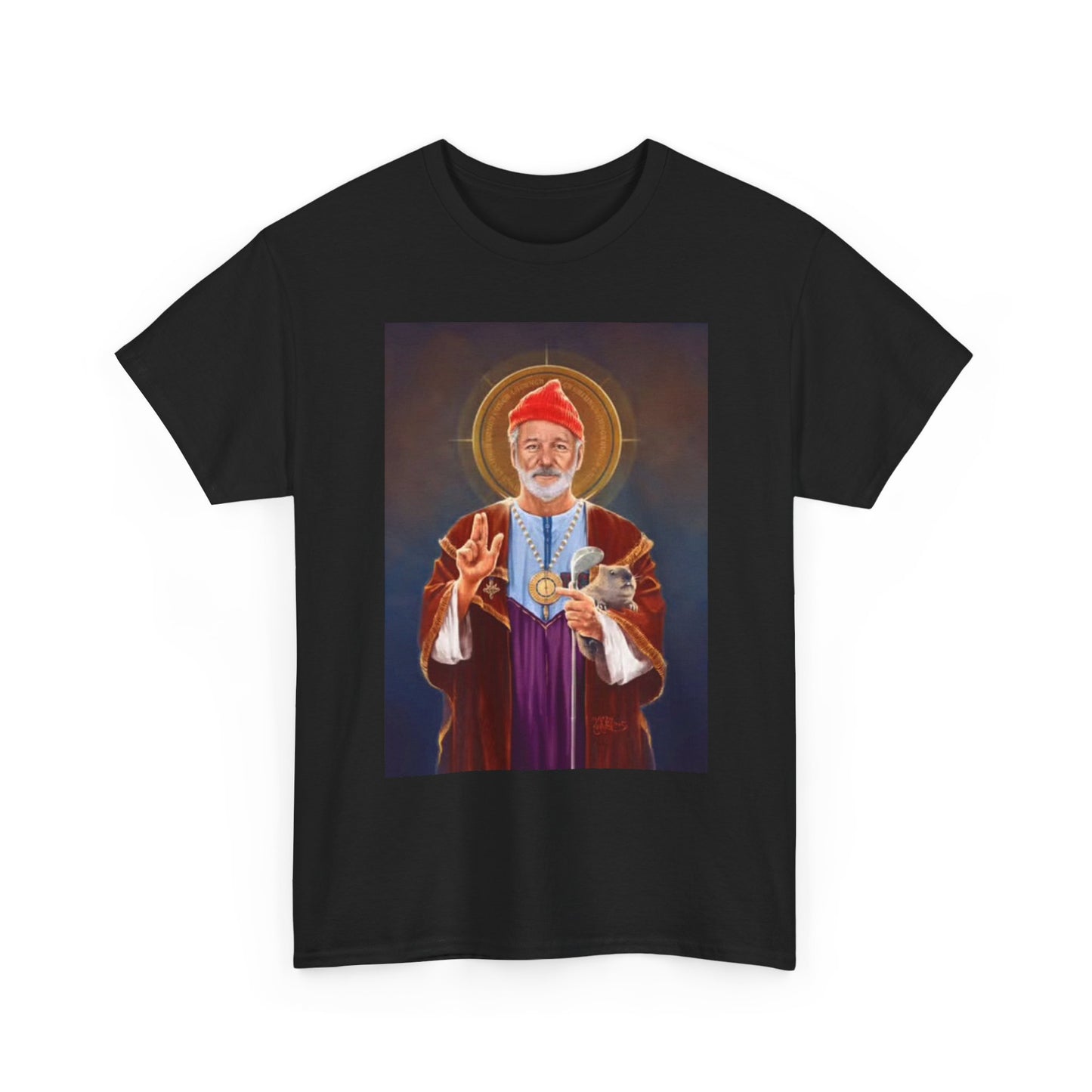 Bill Murray Jesus Shaman Graphic T Shirt Comedy Vintage Unisex Heavy Cotton Tee