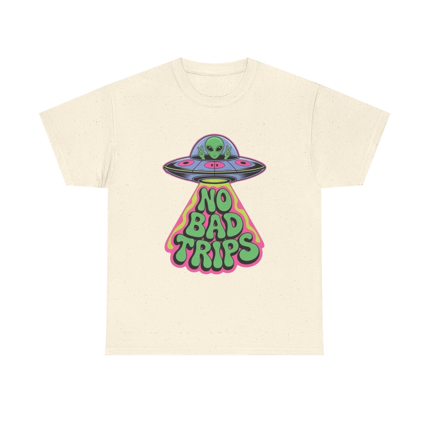 No Bad Trips Graphic T Shirt NEW Unisex Heavy Cotton Tee