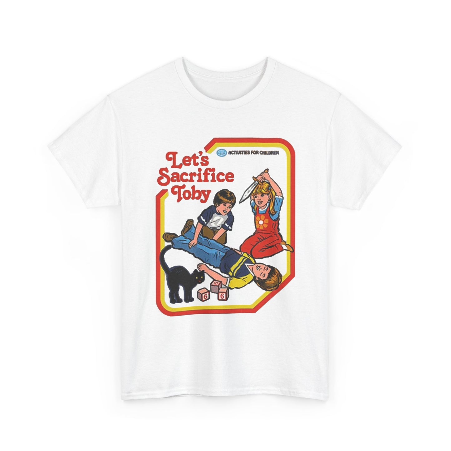 Lets Sacrifice Toby Graphic T Shirt Funny Retro Poster Unisex Heavy Cotton Tee