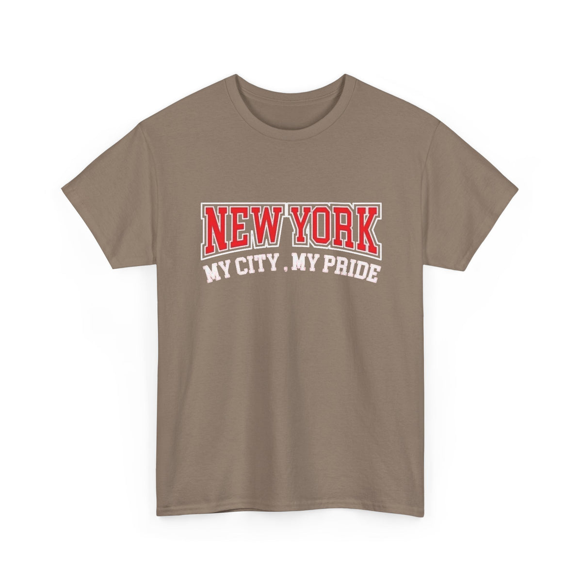 New York City My City My Pride Graphic T Shirt Men's Classic Heavy Cotton Tee