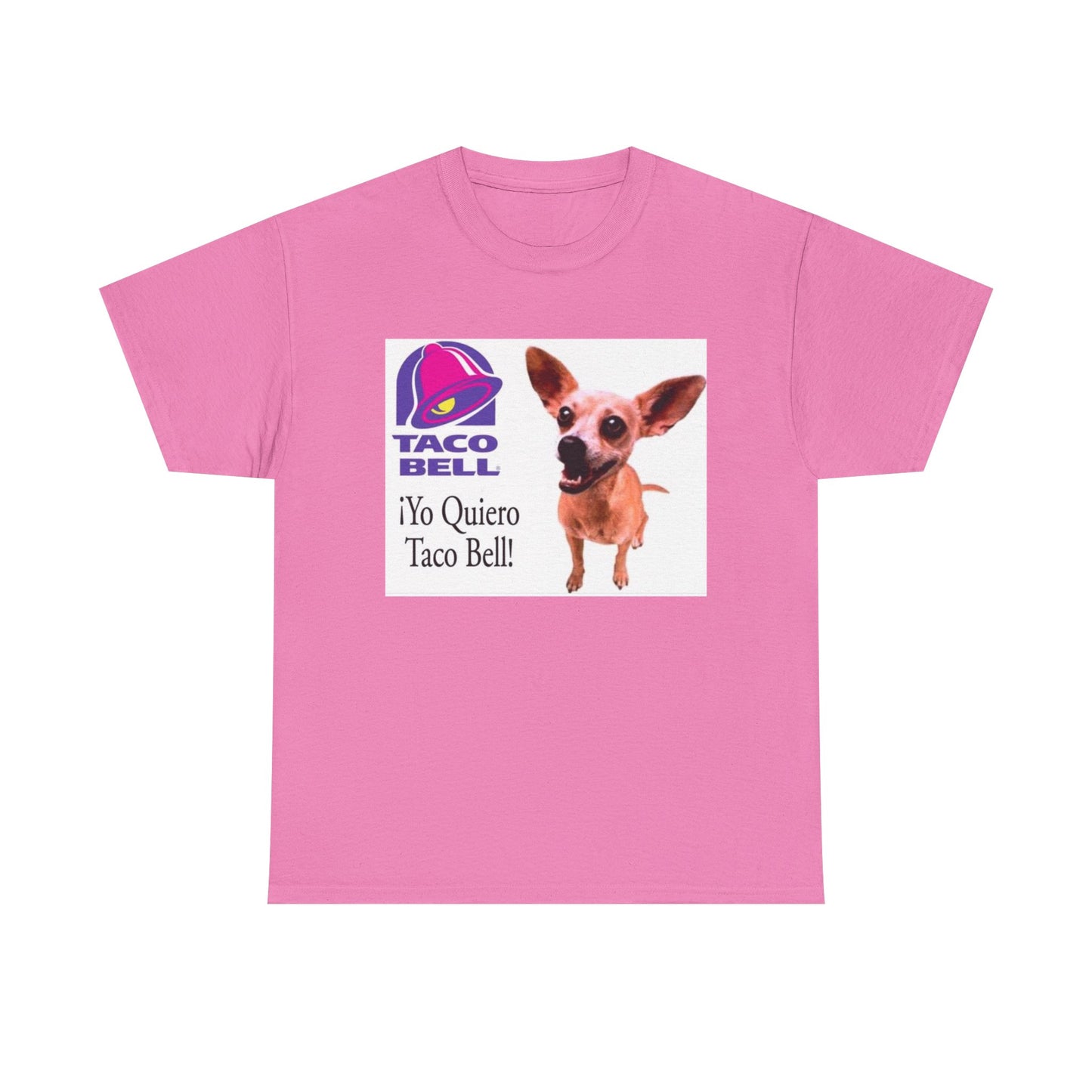 Taco Bell Shirt Funny Retro Logo Mexican Dog 90s Nostalgia Unisex Heavy Cotton