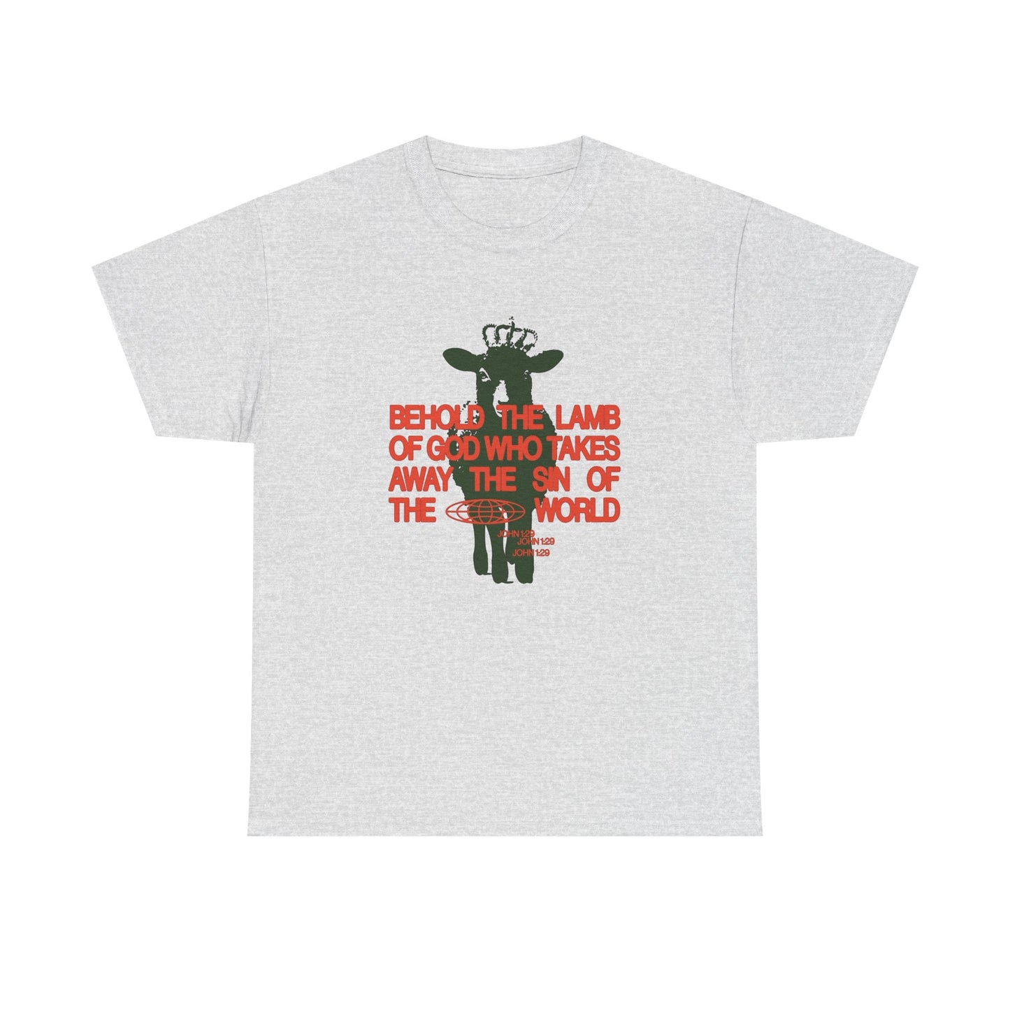 The Lamb Of God Christ Religion Graphic T Shirt Unisex Heavy Cotton Tee