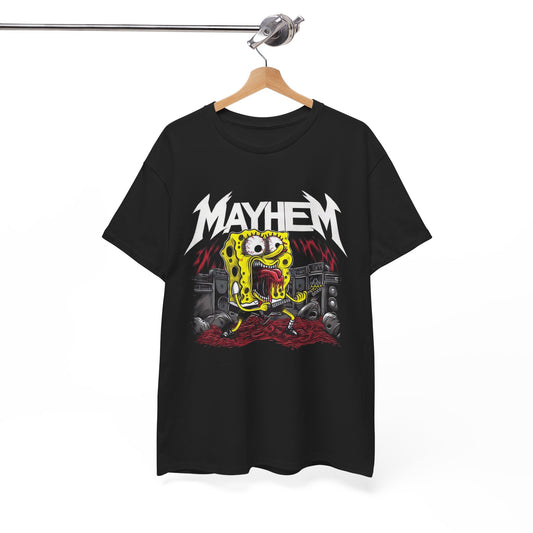 Total Mayhem Rock And Roll Metal Graphic T Shirt Heavy Cotton Tee NEW ADULT