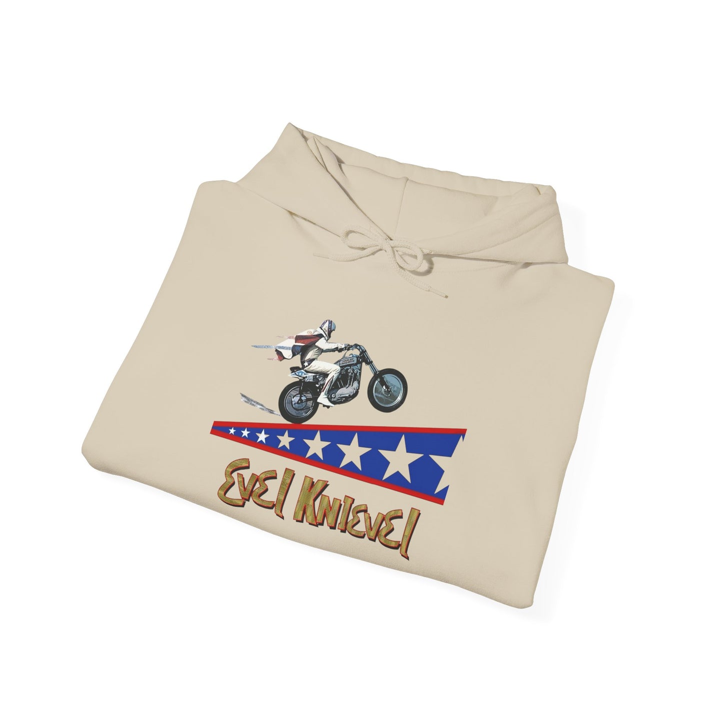 Evel Knievel Motorcycles Graphic Hoodie Unisex Heavy Blend™ Hooded Sweatshirt