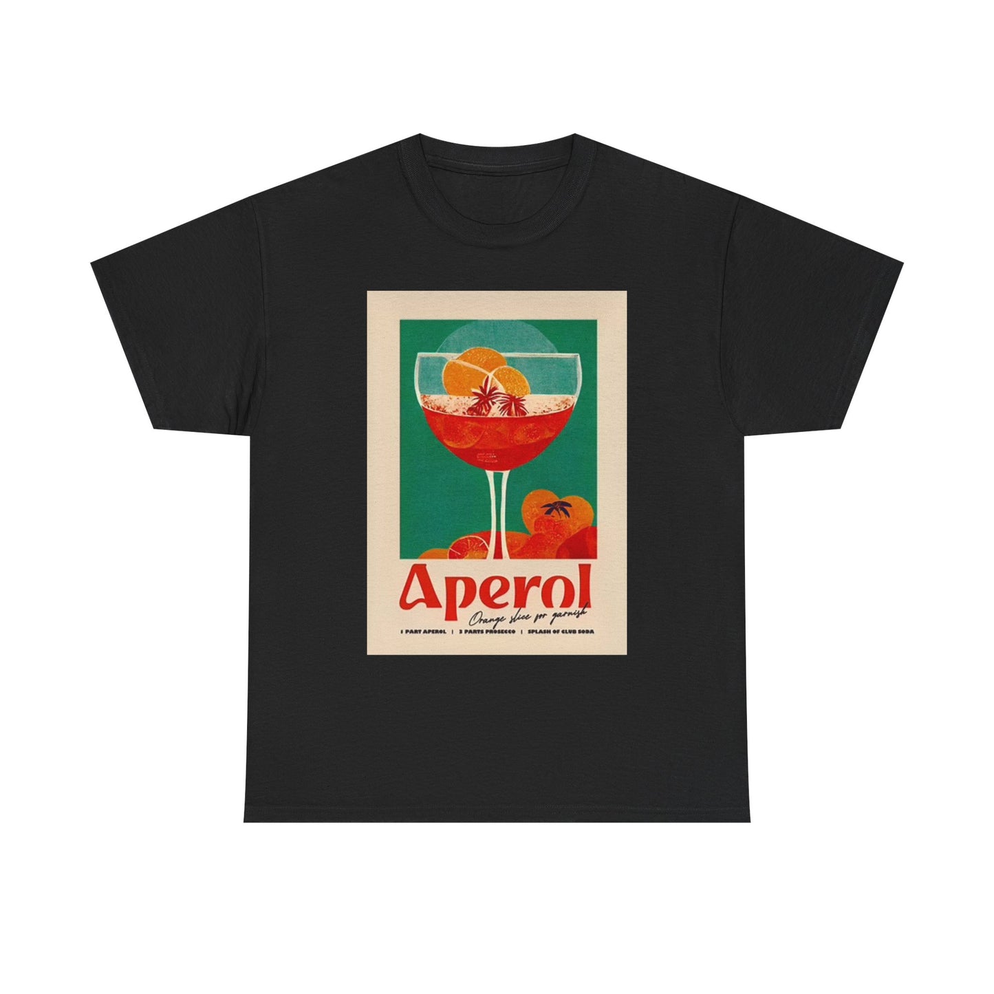 Aperol Vintage T Shirt BRAND NEW Apparel Unisex Graphic Tee USA