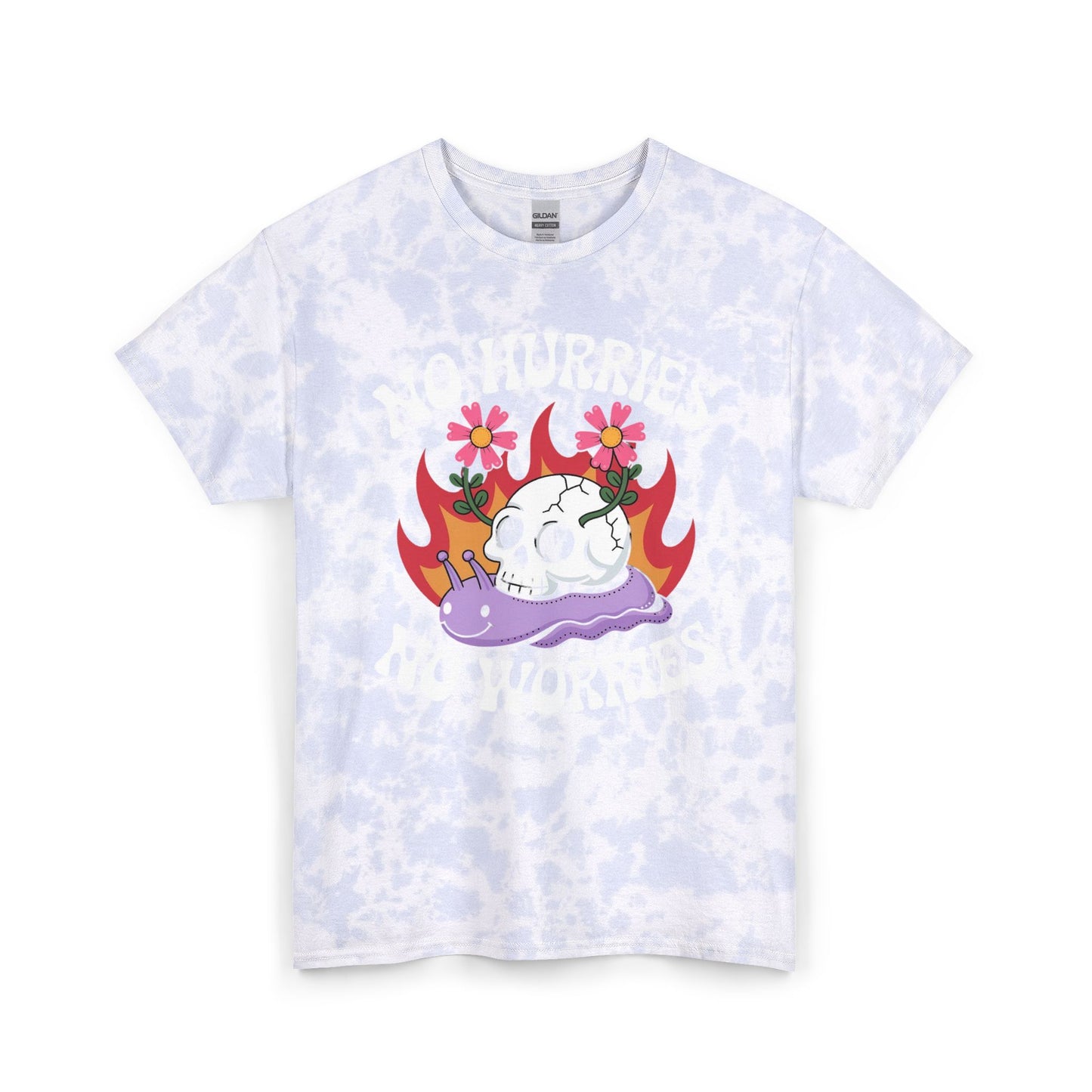 No Hurries No Worries Graphic T Shirt Unisex Tie Dye Cotton Tee