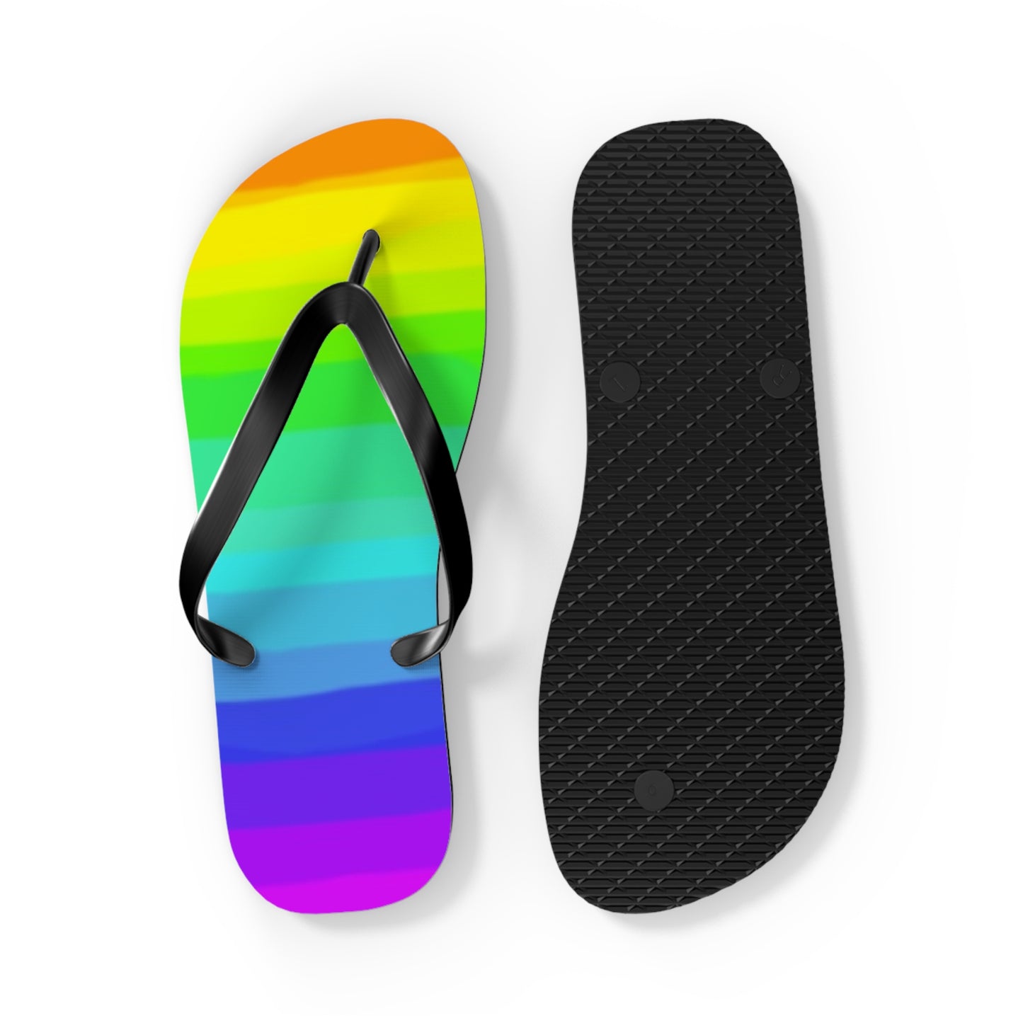 Rainbow Flip Flops, Sandals Slides, Summer Footwear, Brand New