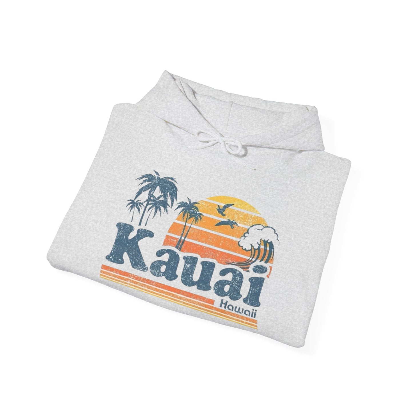 Kauai Hawaii Graphic Hoodie Unisex Heavy Blend™ Hooded Sweatshirt