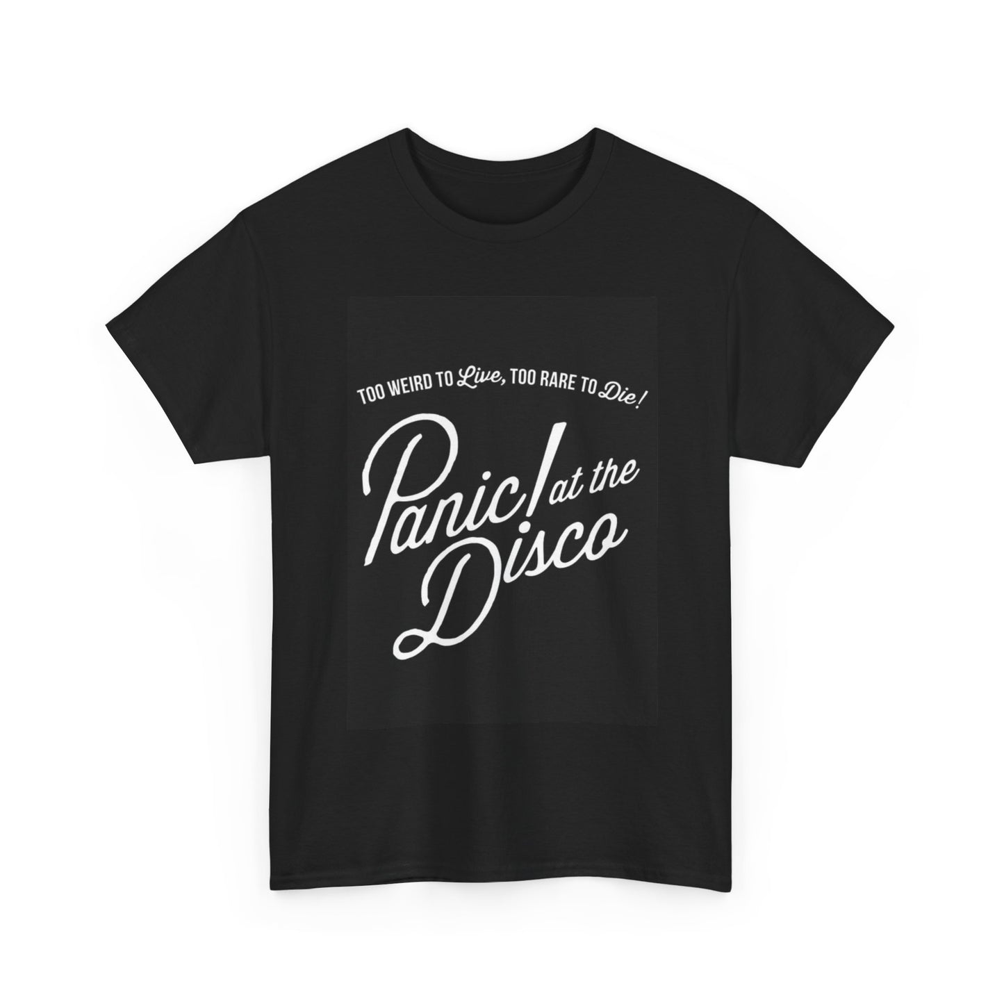 Panic at the Disco Tshirt Punk Band Vintage pink pop Unisex Heavy Cotton Tee