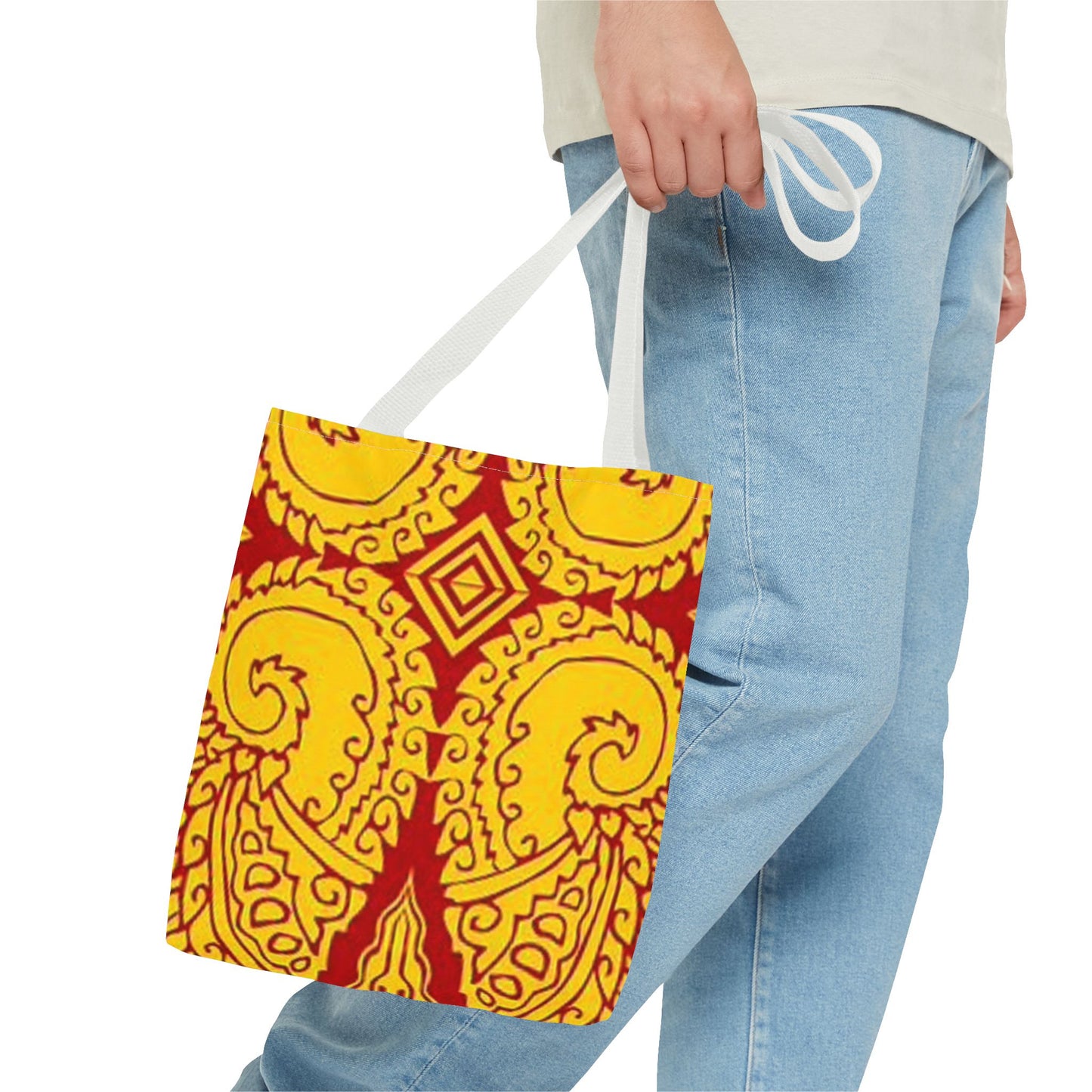 Red And Yellow Middle Eastern Multi Color BRAND NEW MODERN Tote Bag (AOP)
