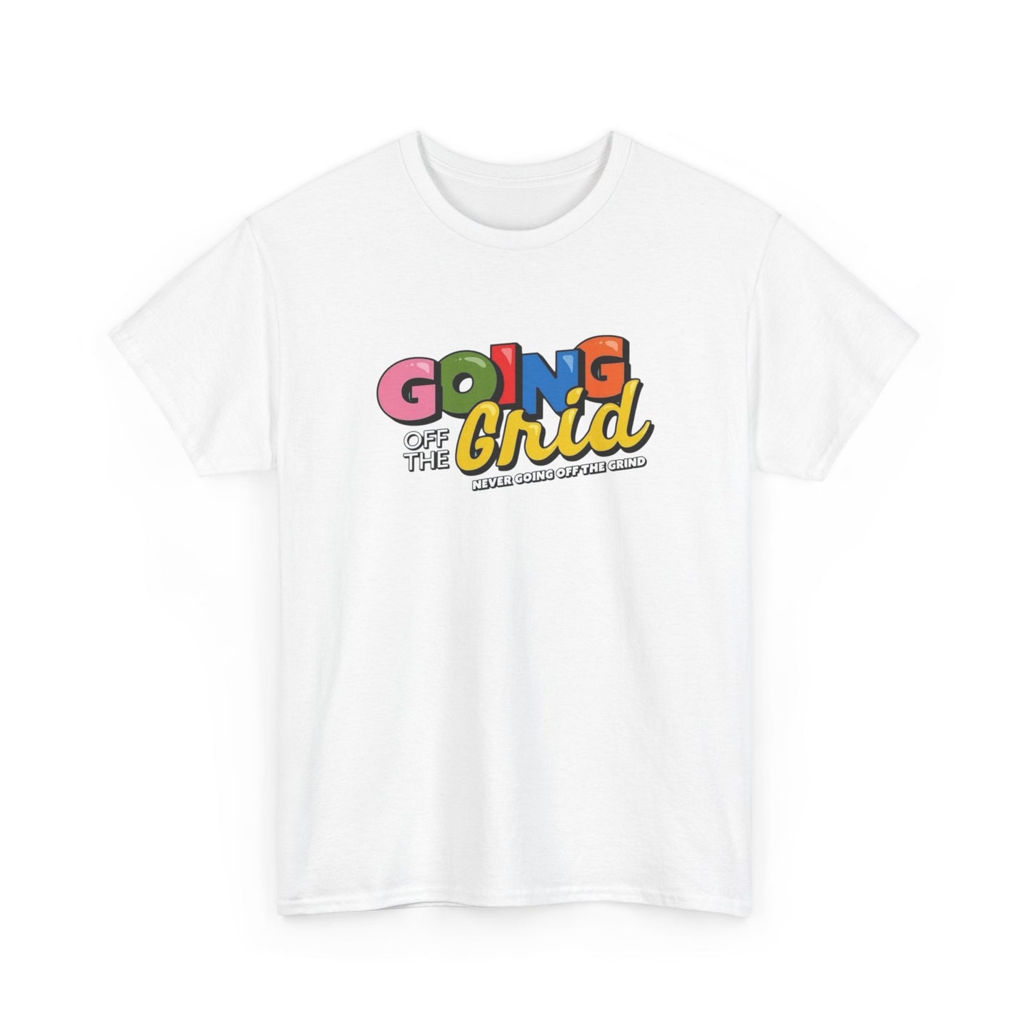 Going Off The Grid Graphic T-Shirt Unisex Heavy Cotton Tee