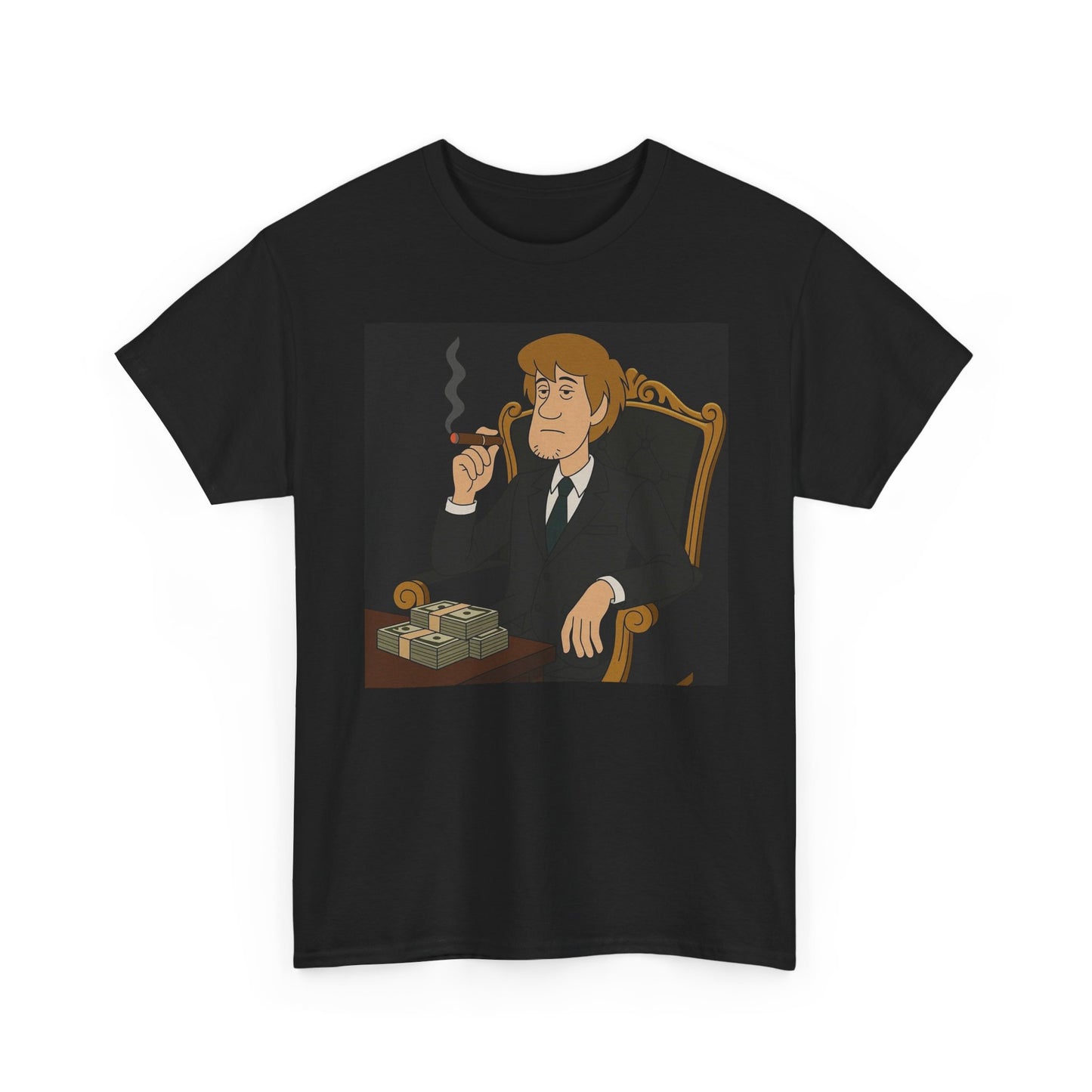 Shaggy Funny Cartoon Graphic Retro T Shirt Unisex Heavy Cotton Tee