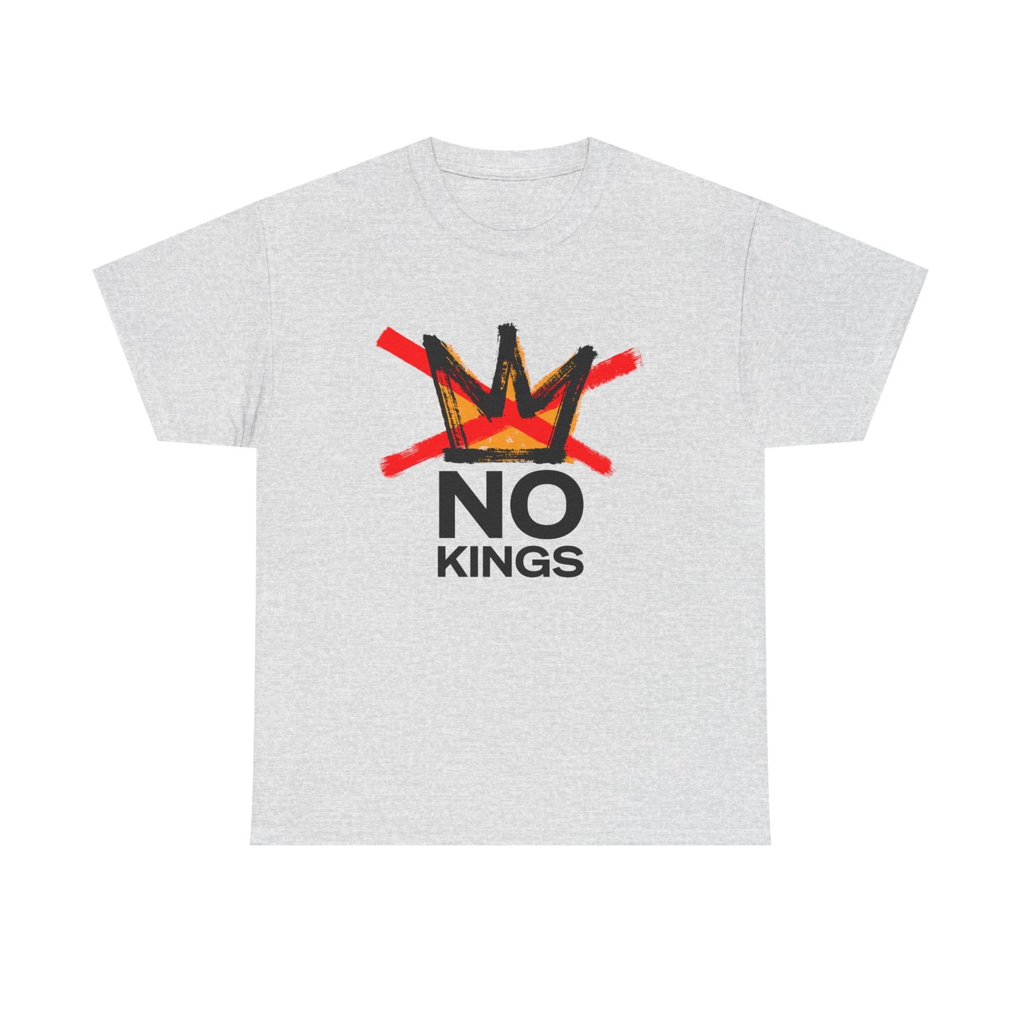 No Kings Graphic T Shirt Protest Resist BLM Support Unisex Heavy Cotton Tee