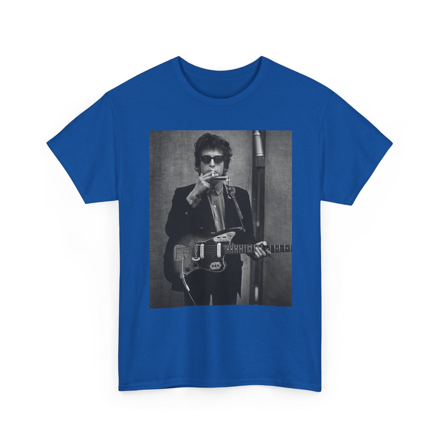 Bob Dylan T-shirt vintage classic rock retro art Unisex Heavy Cotton Tee