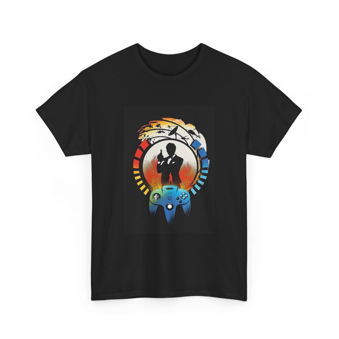 James Bond Goldeneye Tshirt Retro N64 Controller Game Graphic Unisex