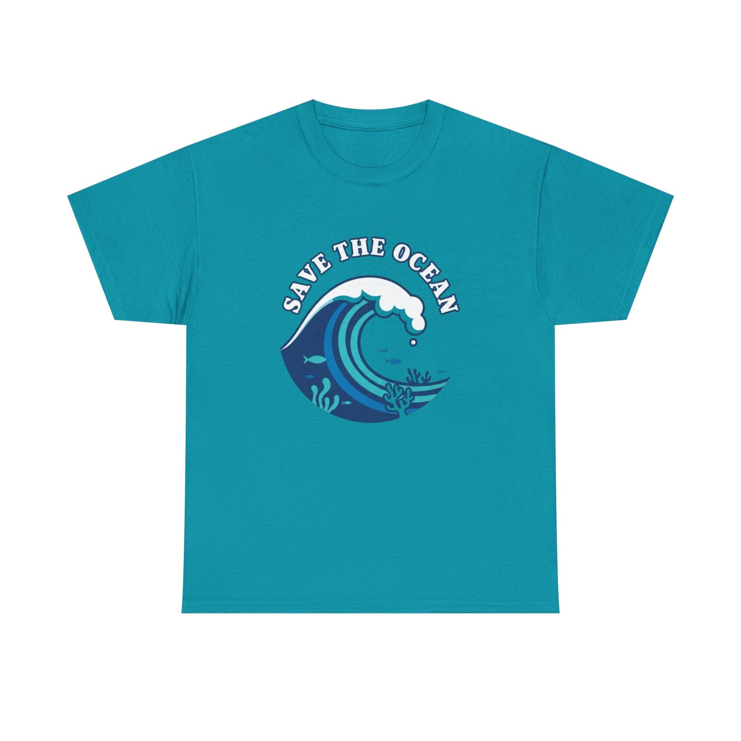 Save The Ocean Graphic T Shirt Adult NEW