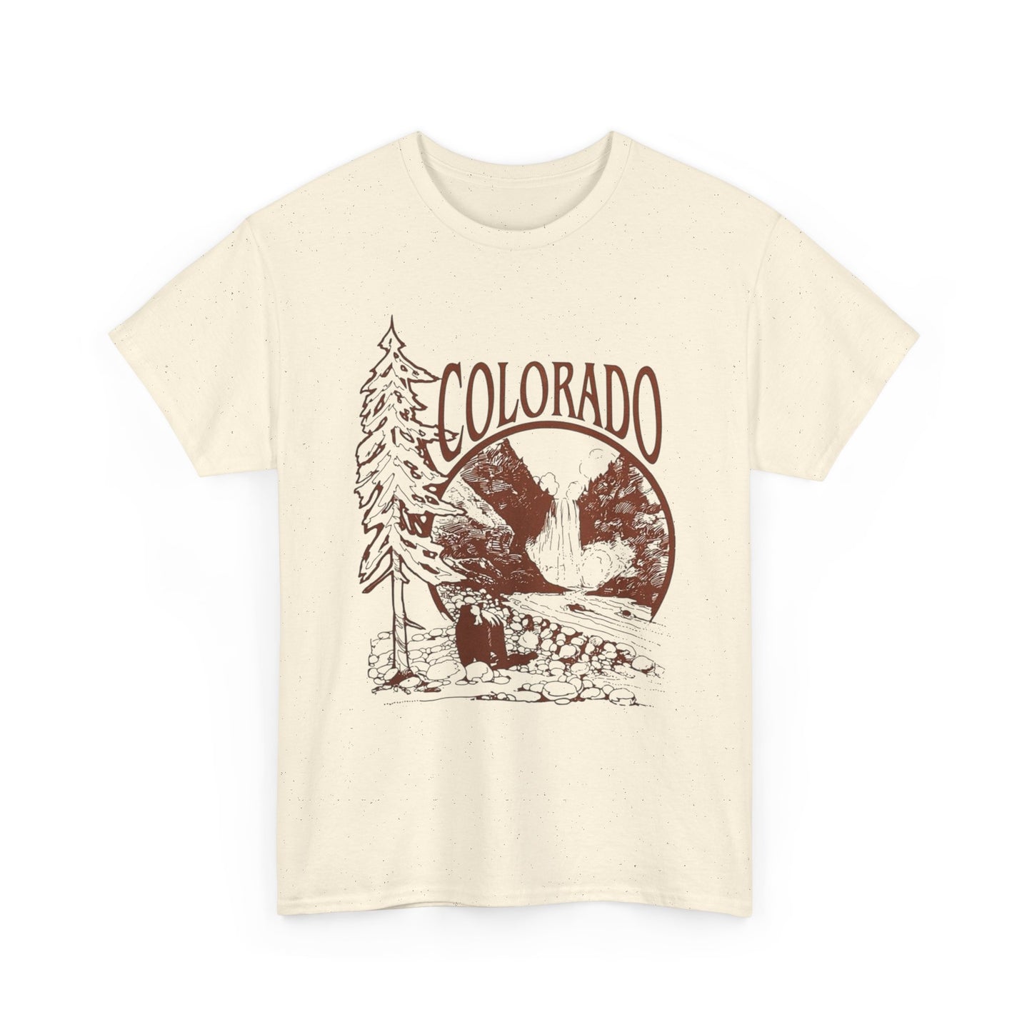 Colorado Wilderness Graphic T Shirt Unisex Heavy Cotton Tee