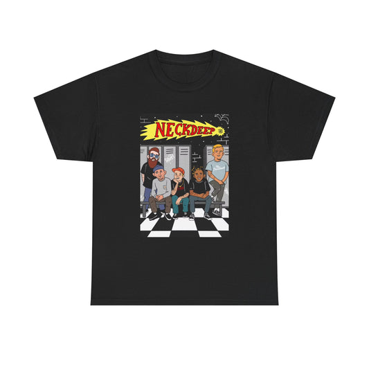 Neck Deep Tshirt Punk Rock UK retro Album art Unisex Heavy Cotton Tee