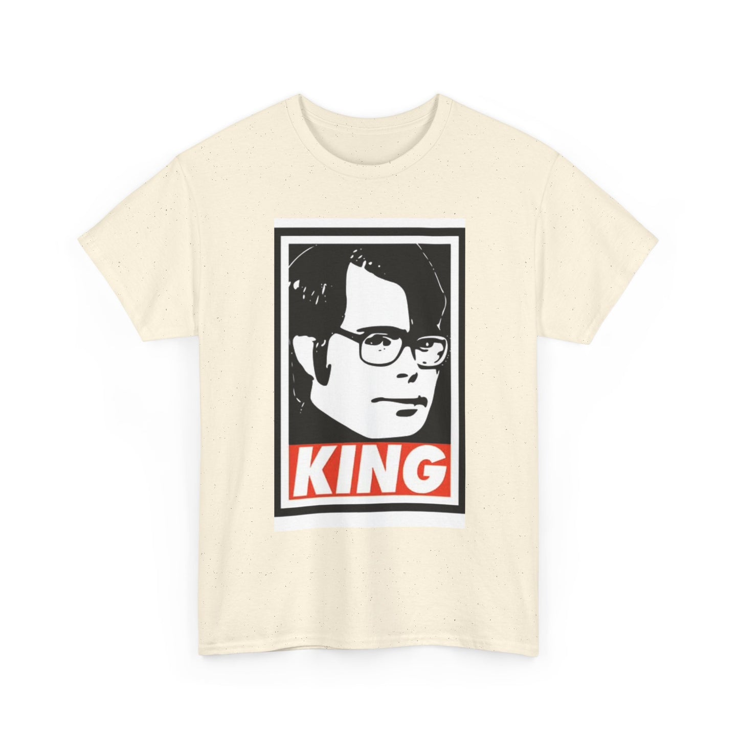 Stephen King Shirt Retro Poster Horror Funny Gift Scary Unisex Heavy Cotton Tee