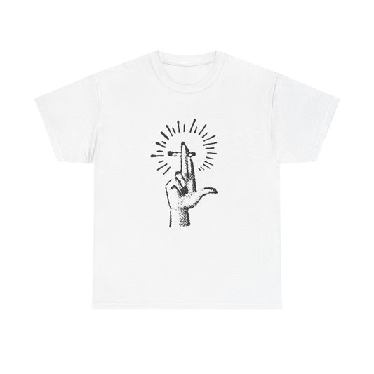 Light It Up Weed Joint Graphic T Shirt Unisex Heavy Cotton Tee