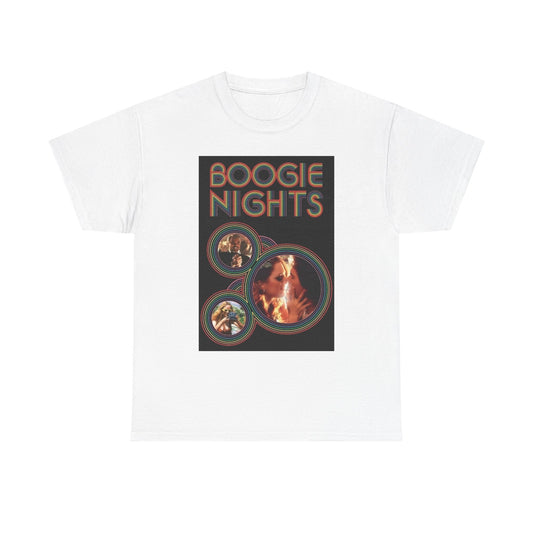 Boogie Nights Shirt Vintage Movie Poster Graphic Retro 90s Unisex Heavy Cotton