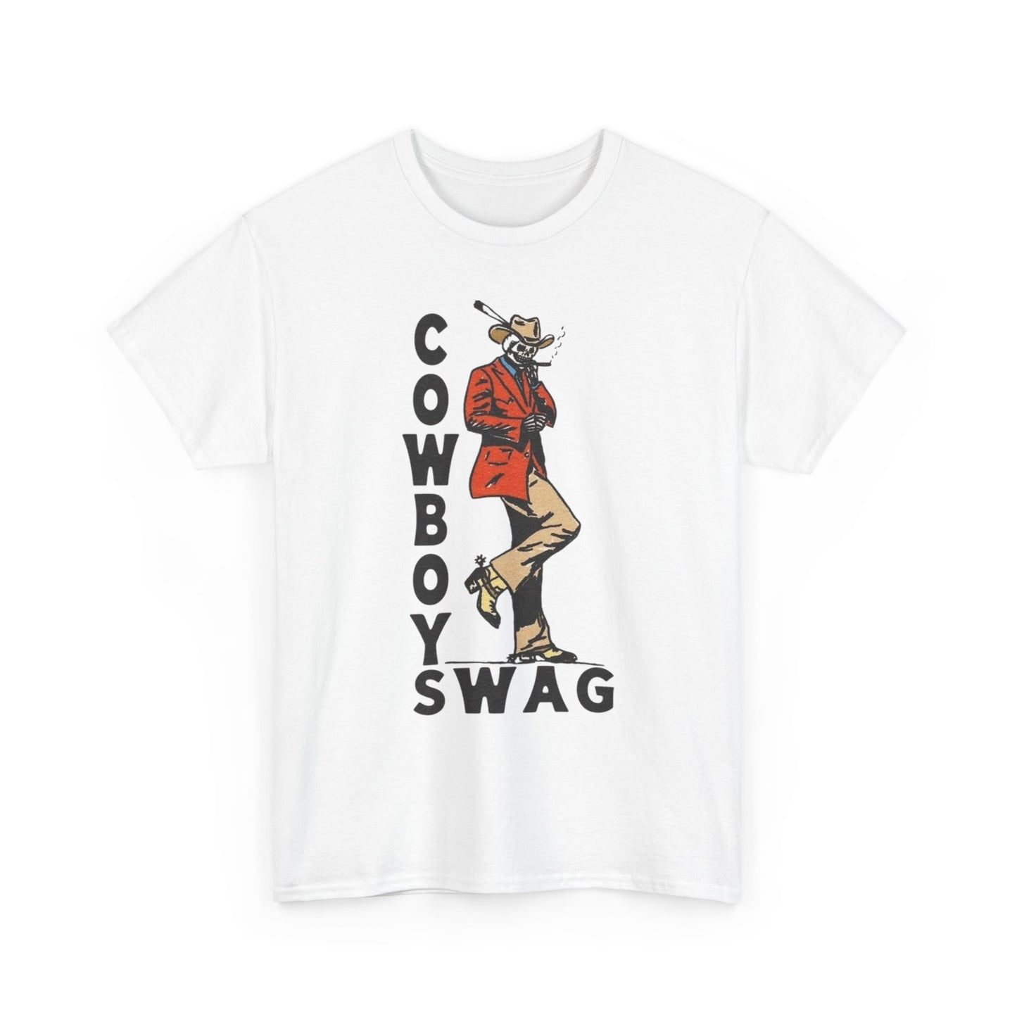 Cowboy Swag Graphic T Shirt Unisex Heavy Cotton Tee