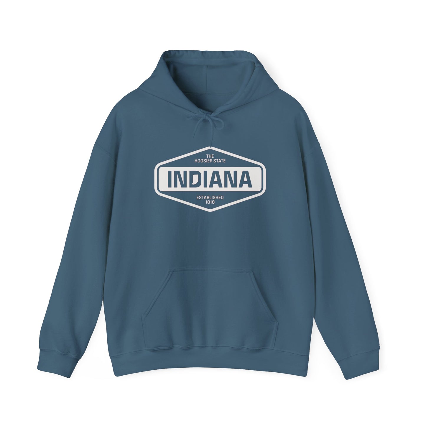 Indiana The Hoosier State Hoodie NEW ADULT Unisex Hooded Sweatshirt