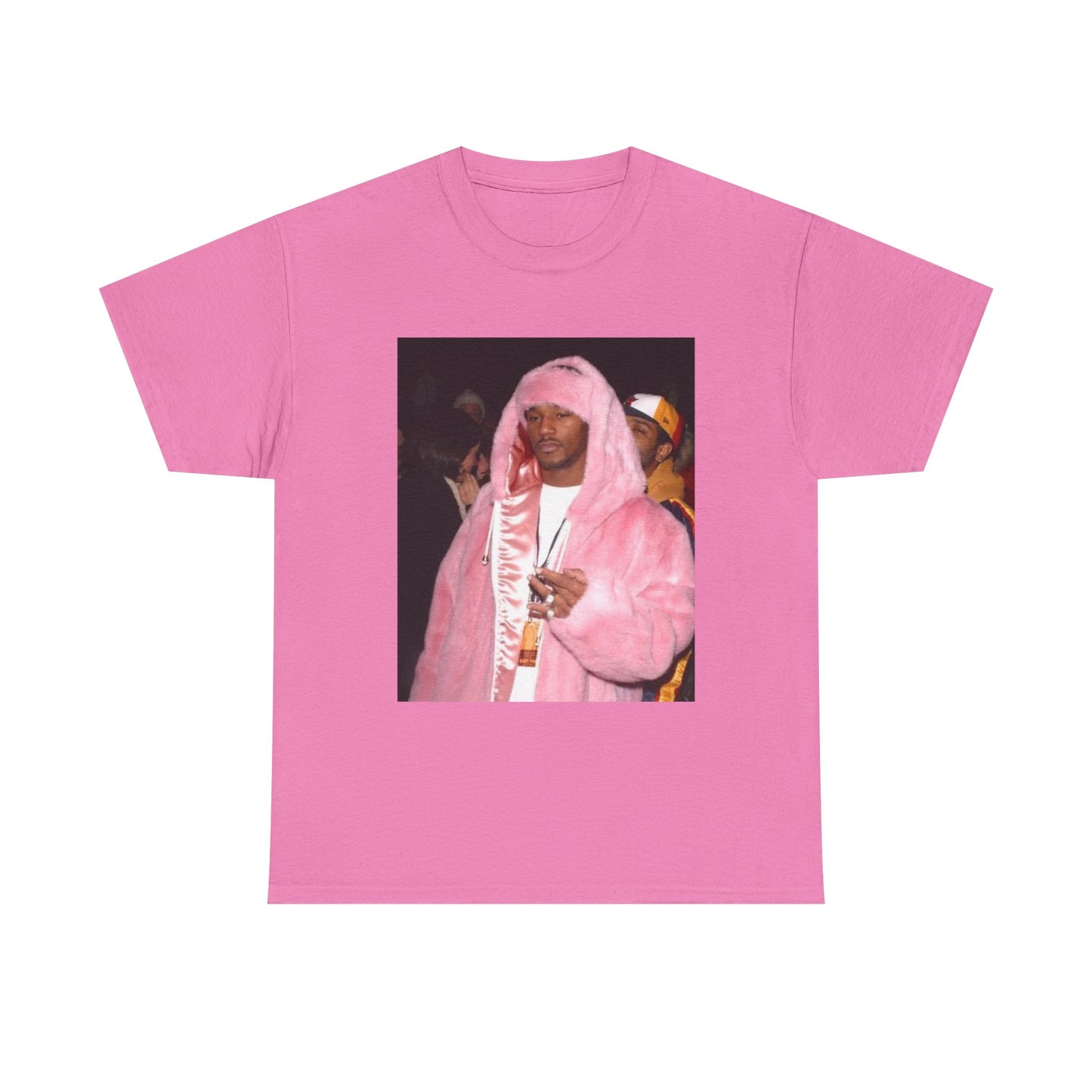 Camron diplomats T-shirt vintage pink fur coat graphic Rap Unisex Heavy Cotton