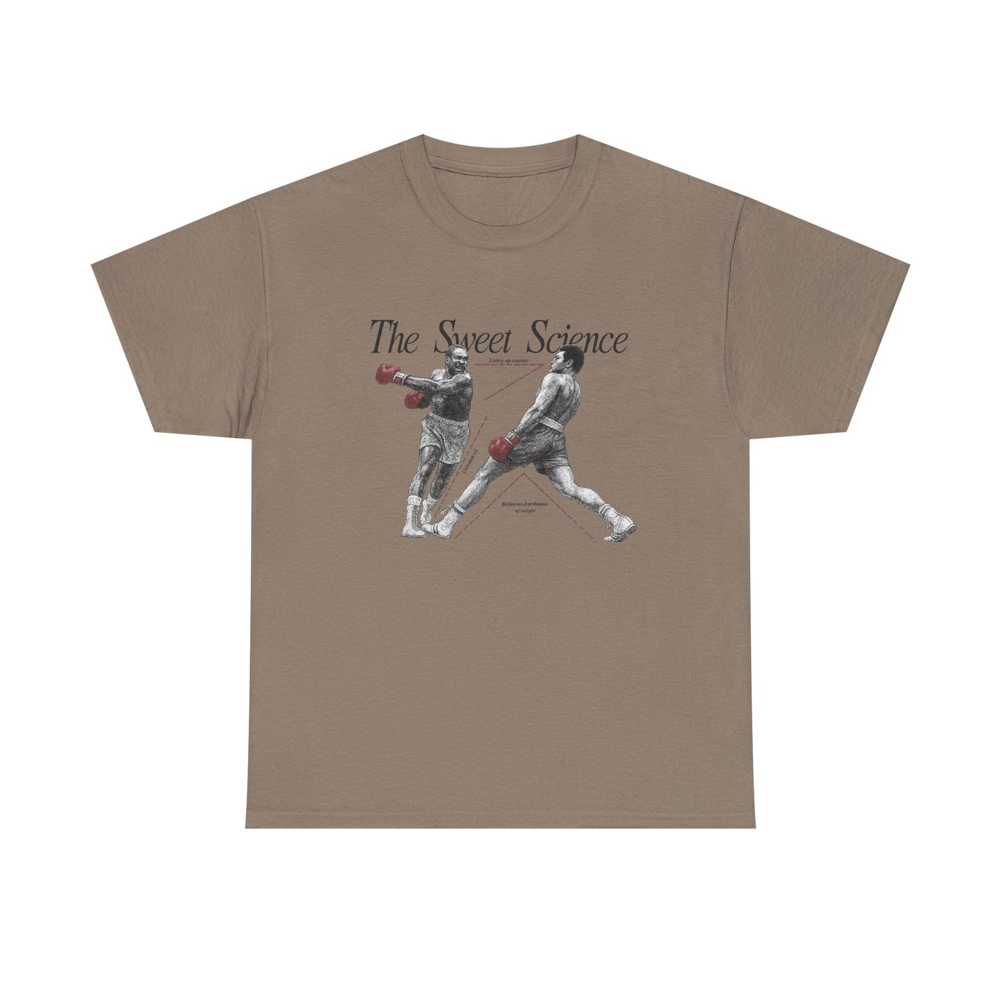 Boxing The Sweet Science Vintage Graphic T Shirt NEW Vintage Unisex Heavy Cotton