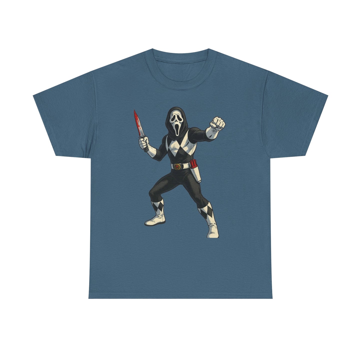 Power Rangers Funny Scream Graphic T Shirt NEW Unisex Heavy Cotton Tee