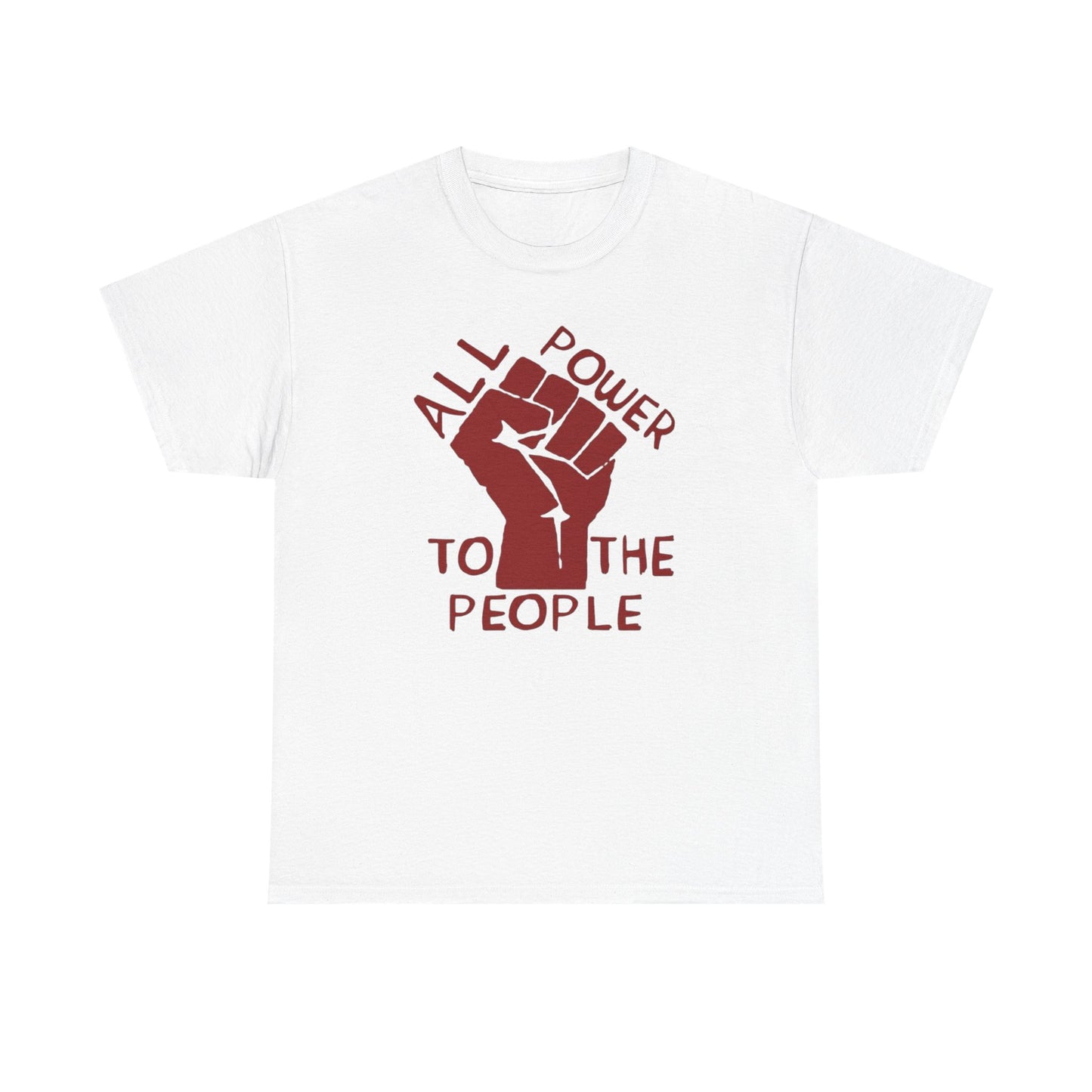 NO KINGS Power To The People Graphic T Shirt NEW Unisex Heavy Cotton Tee