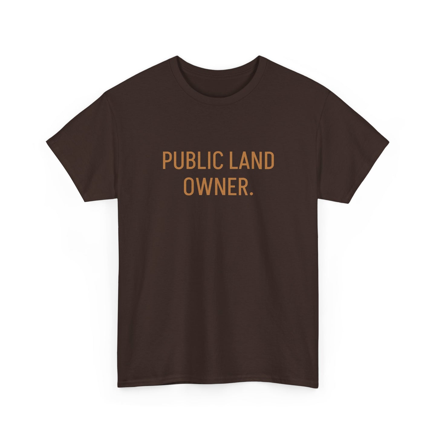Public Land Owner Joe Rogan Graphic T Shirt S-5XL Unisex Heavy Cotton Tee