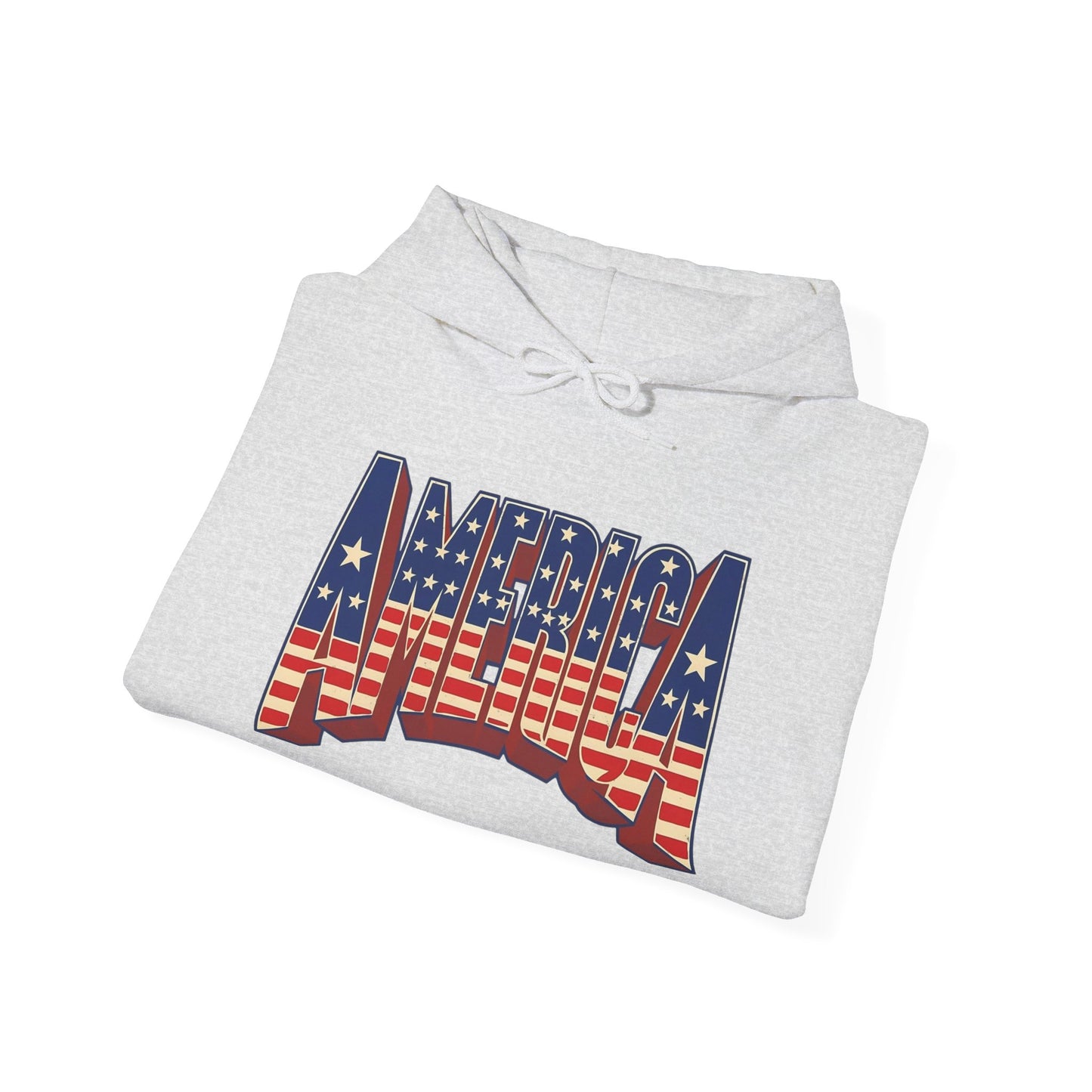 America Graphic Hoodie Unisex Heavy Blend™ Hooded Sweatshirt