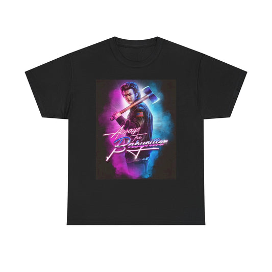 Always The Babysitter Graphic Neon T Shirt Retro Unisex Heavy Cotton Tee