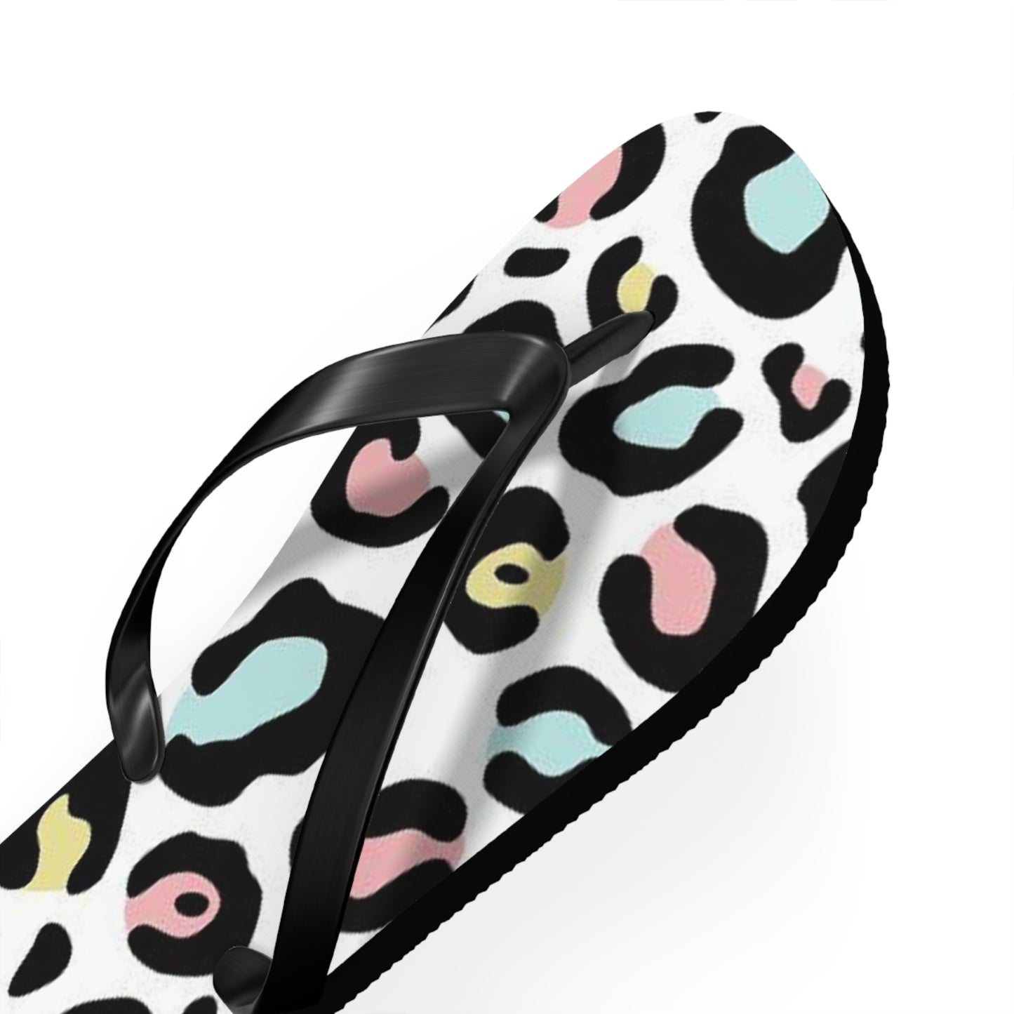 Fruity Cheetah Beach Sandals, Slides for Summer, Flip Flops, Water Resistant