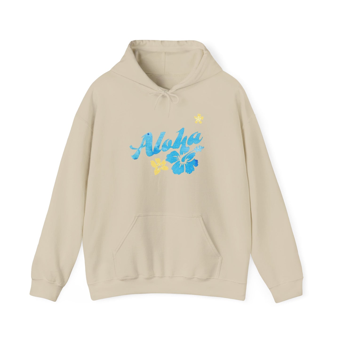 Aloha Hawaiian Tropical Graphic Hoodie Unisex Heavy Blend™ Hooded Sweatshirt