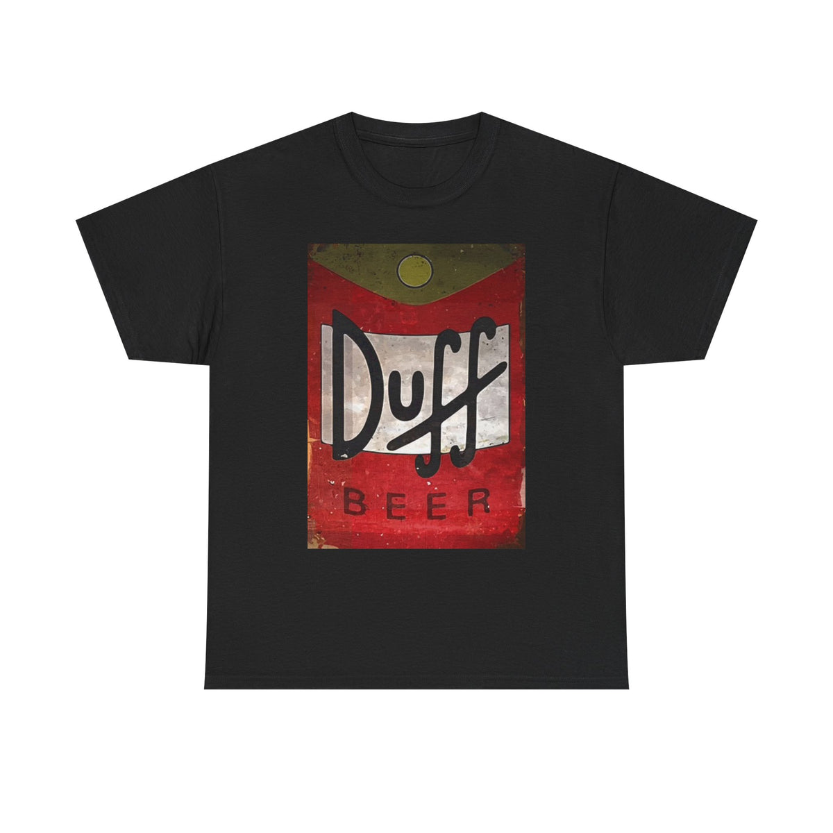 Duff Beer Graphic T Shirt Funny Vintage Logo Simpsons Unisex Heavy Cotton Tee