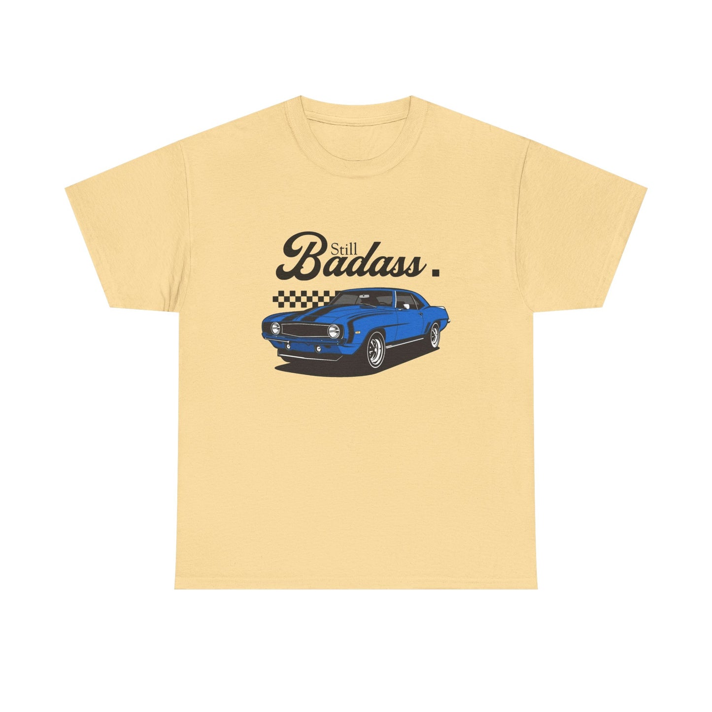Still Badass Camaro Muscle Car Graphic T Shirt Unisex Heavy Cotton Tee