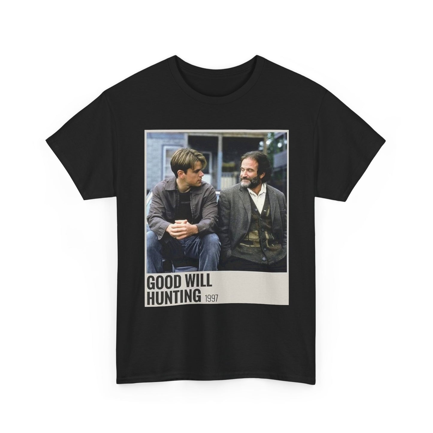 Goodwill Hunting Tshirt Vintage Movie Poster Robin Williams Unisex Heavy Cotton