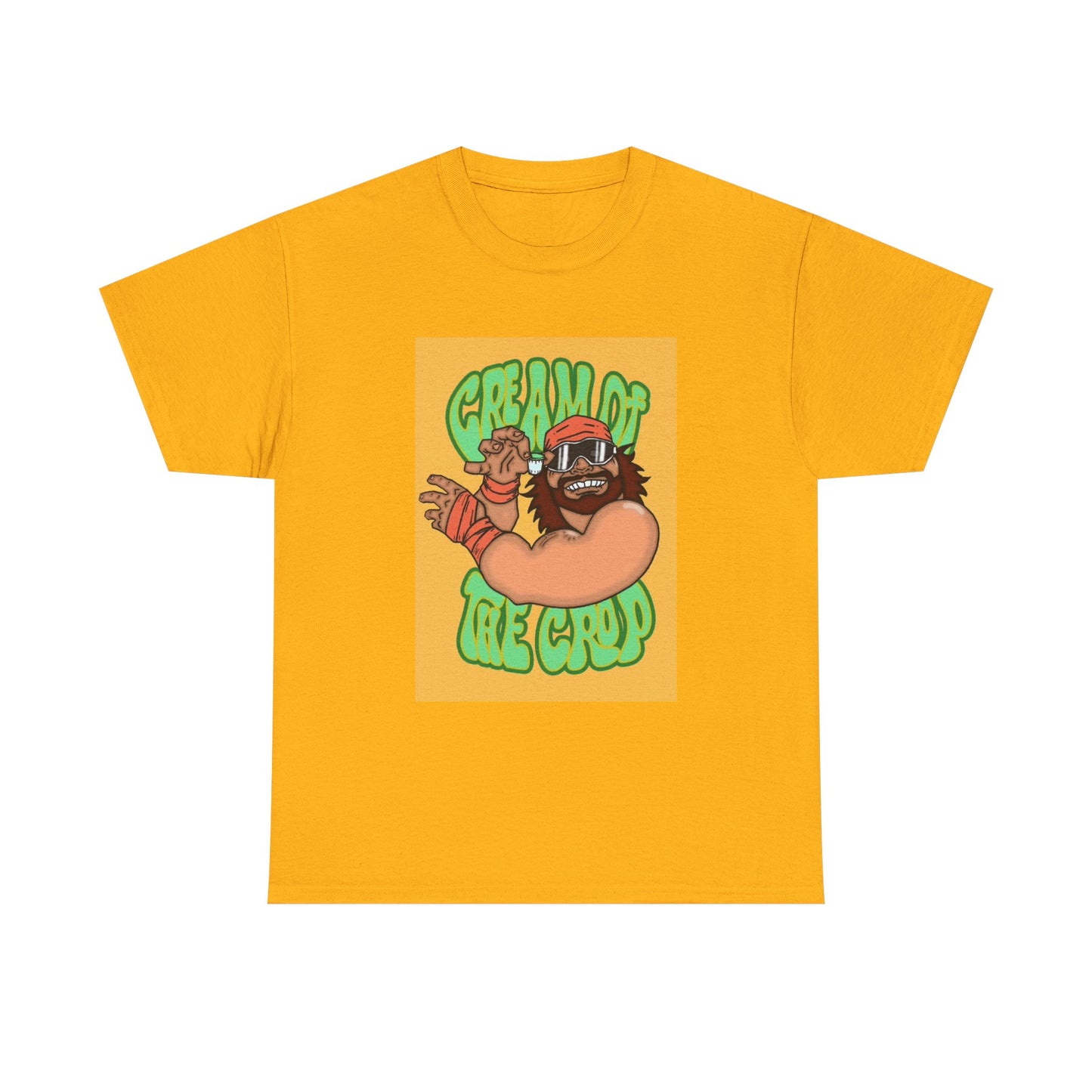 Macho Man Tshirt Vintage Wrestling Graphic WWE Unisex Heavy Cotton Tee WWF